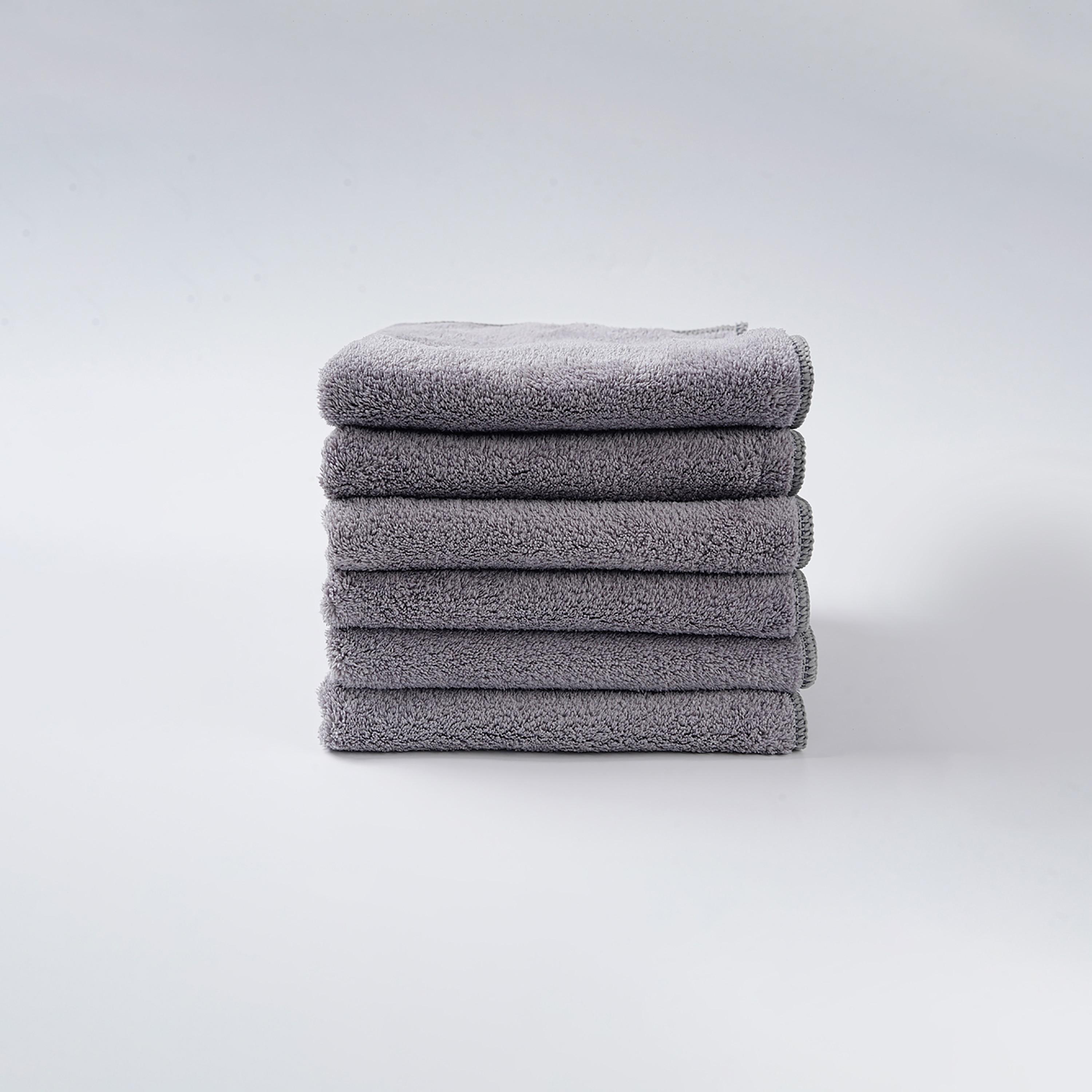 Donetella Microfiber Solid Super Absorbent Kitchen Towel Set (Quick-Dry) - 35X35 Cm-household-kitchen-kitchenlinen-kitchentowelsandlinen-image-2