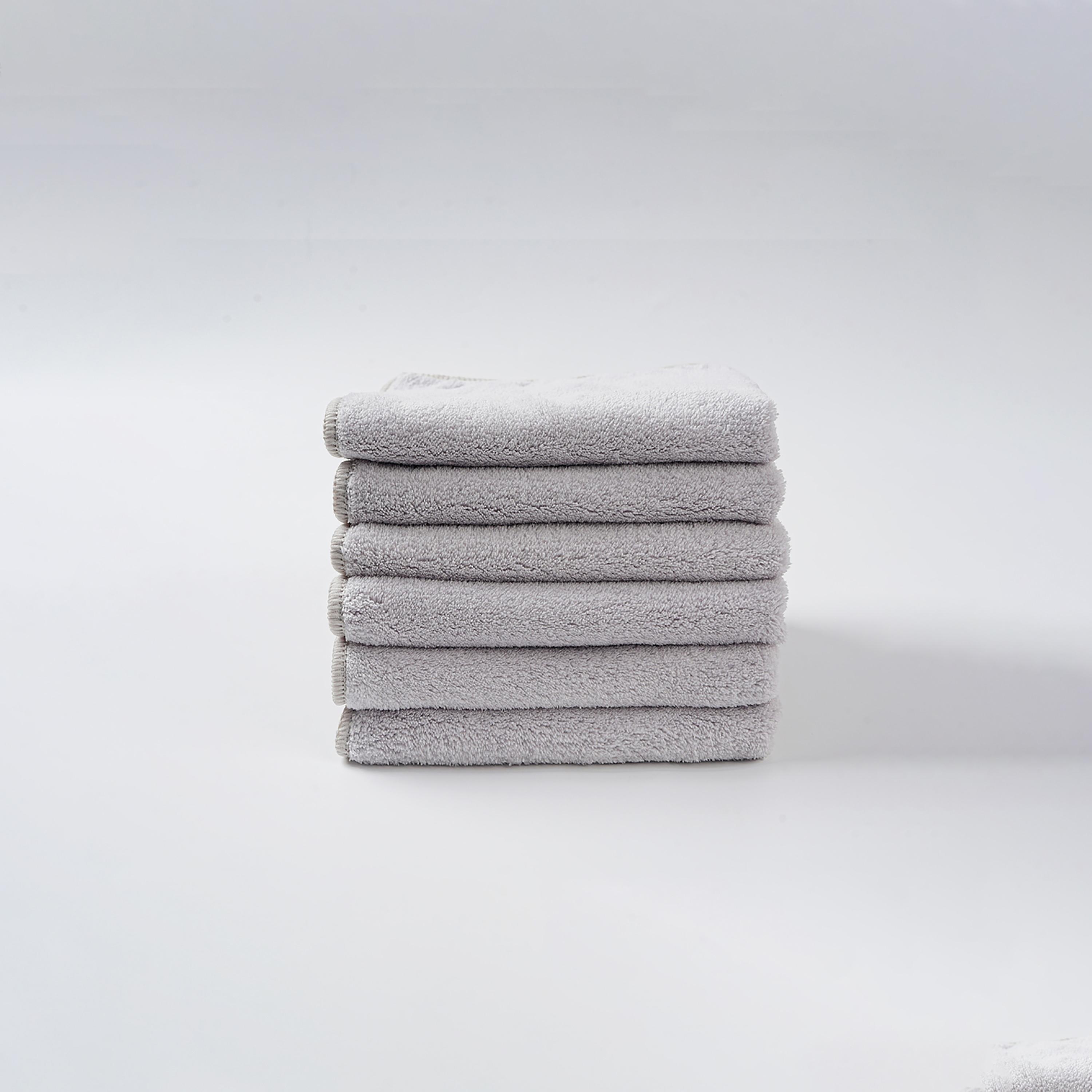 Donetella Microfiber Solid Super Absorbent Kitchen Towel Set (Quick-Dry) - 35X35 Cm-household-kitchen-kitchenlinen-kitchentowelsandlinen-image-2