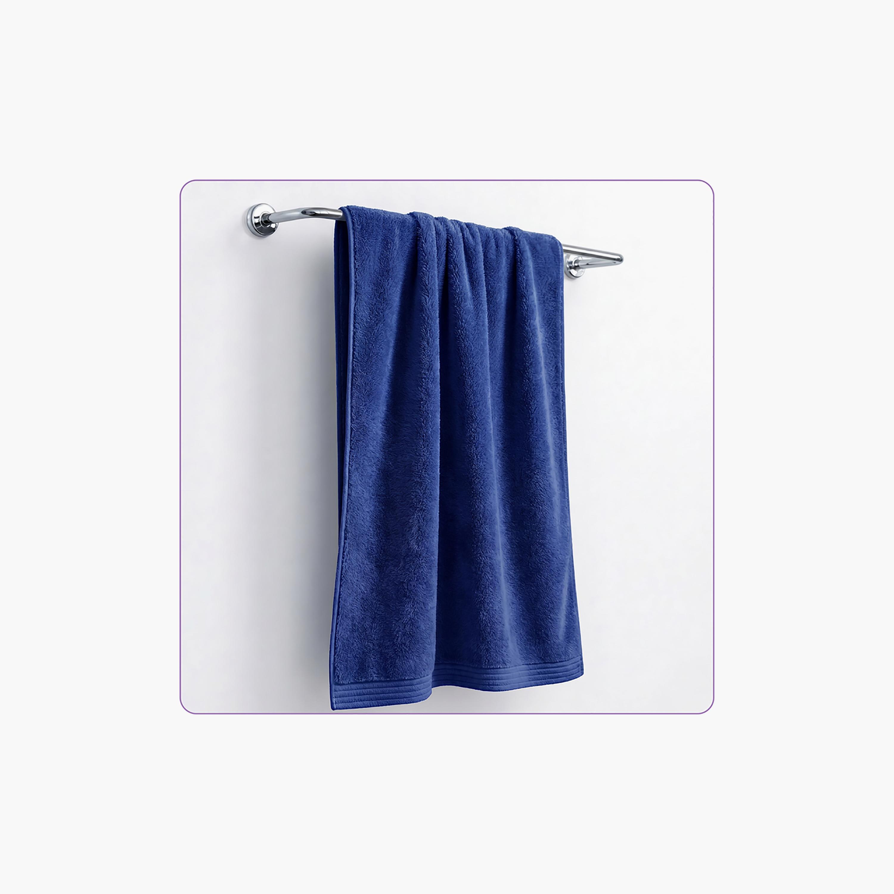 Donetella Microfiber Comfort Collection Solid Soft Bath Towel (Quick-Dry) - Large-household-bathandlaundry-bathlinen-towels-image-2