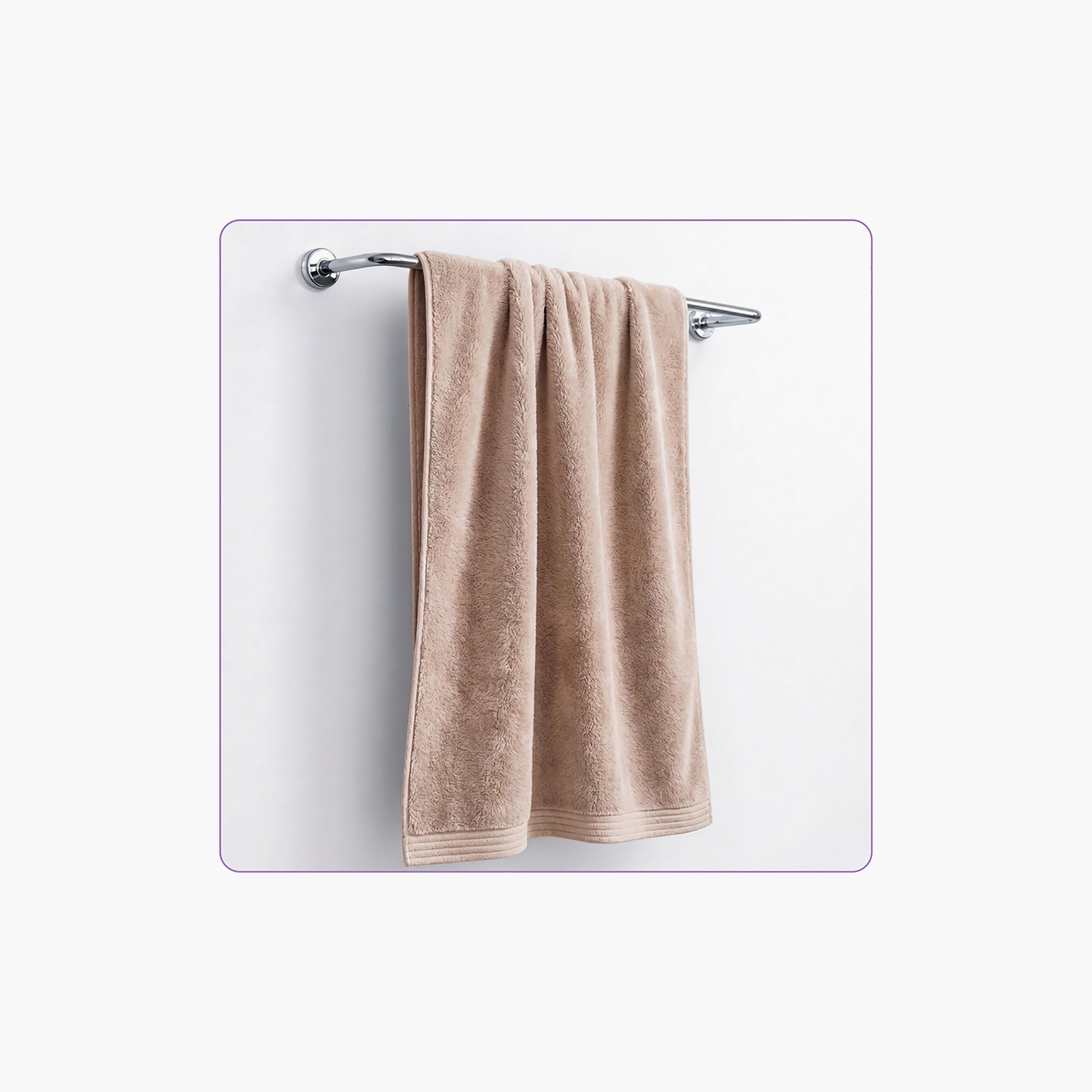 Donetella Microfiber Comfort Collection Solid Soft Bath Towel (Quick-Dry) - Large-household-bathandlaundry-bathlinen-towels-image-2