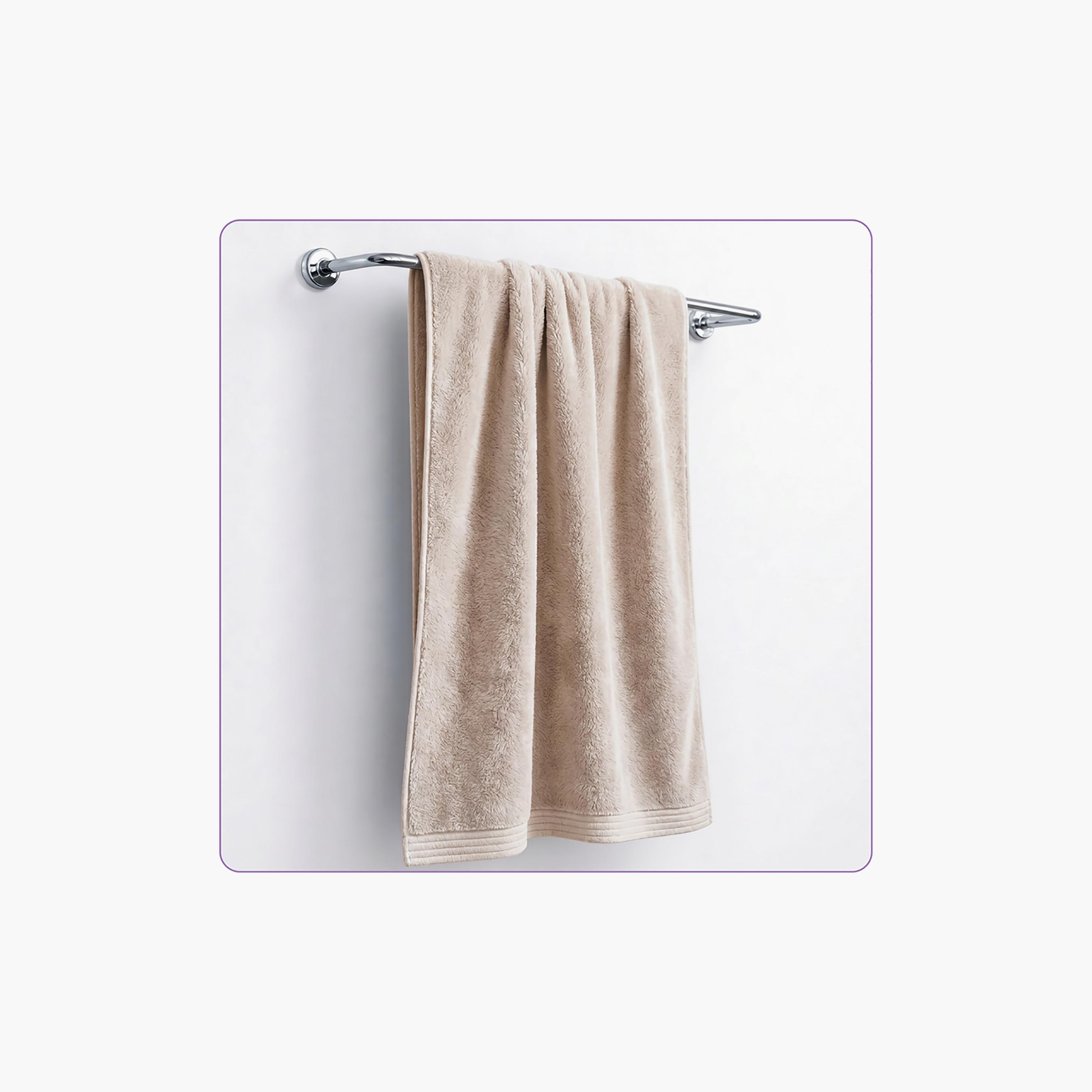 Donetella Microfiber Comfort Collection Solid Soft Bath Towel (Quick-Dry) - Large-household-bathandlaundry-bathlinen-towels-image-2