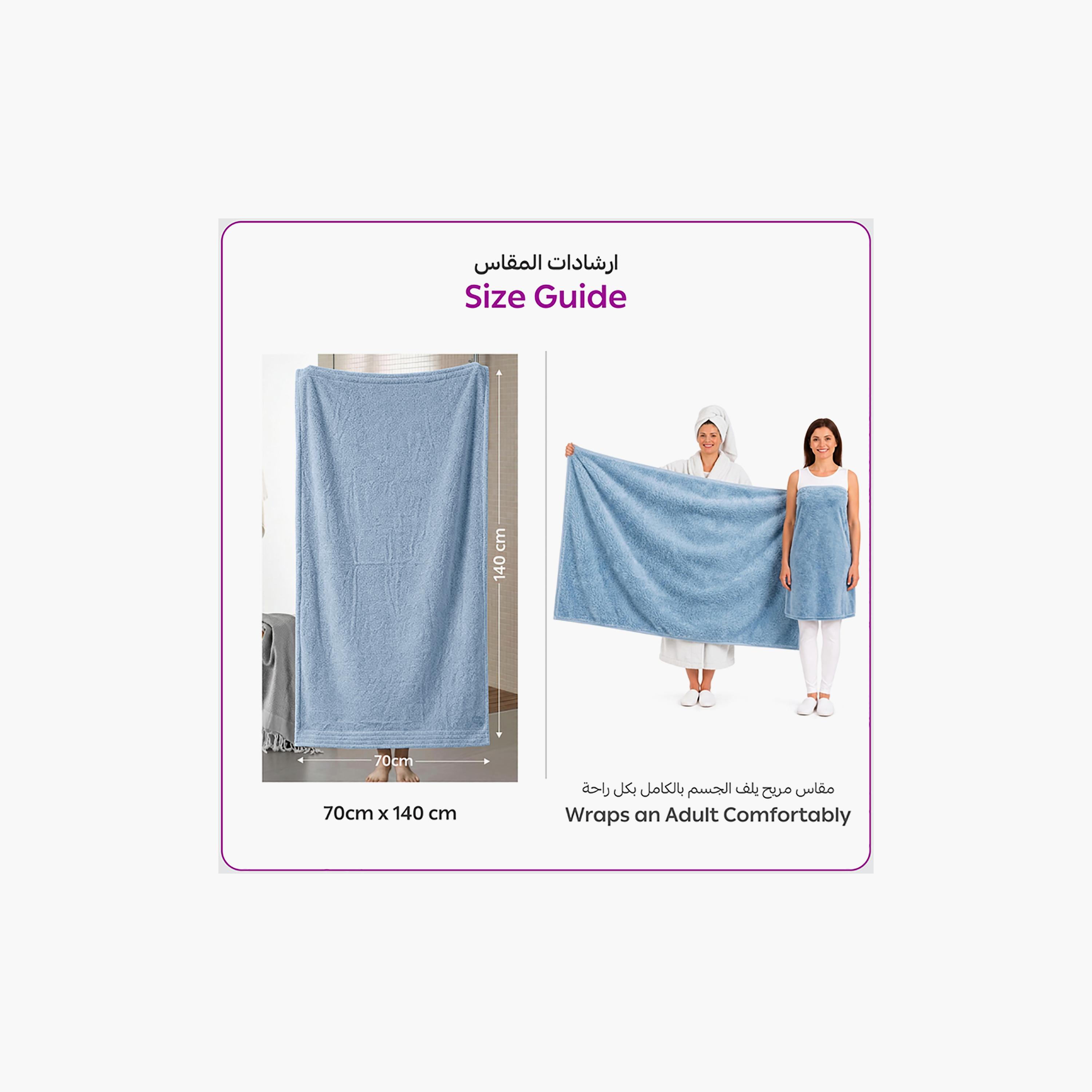 Donetella Microfiber Comfort Collection Solid Soft Bath Towel (Quick-Dry) - Large-household-bathandlaundry-bathlinen-towels-image-8