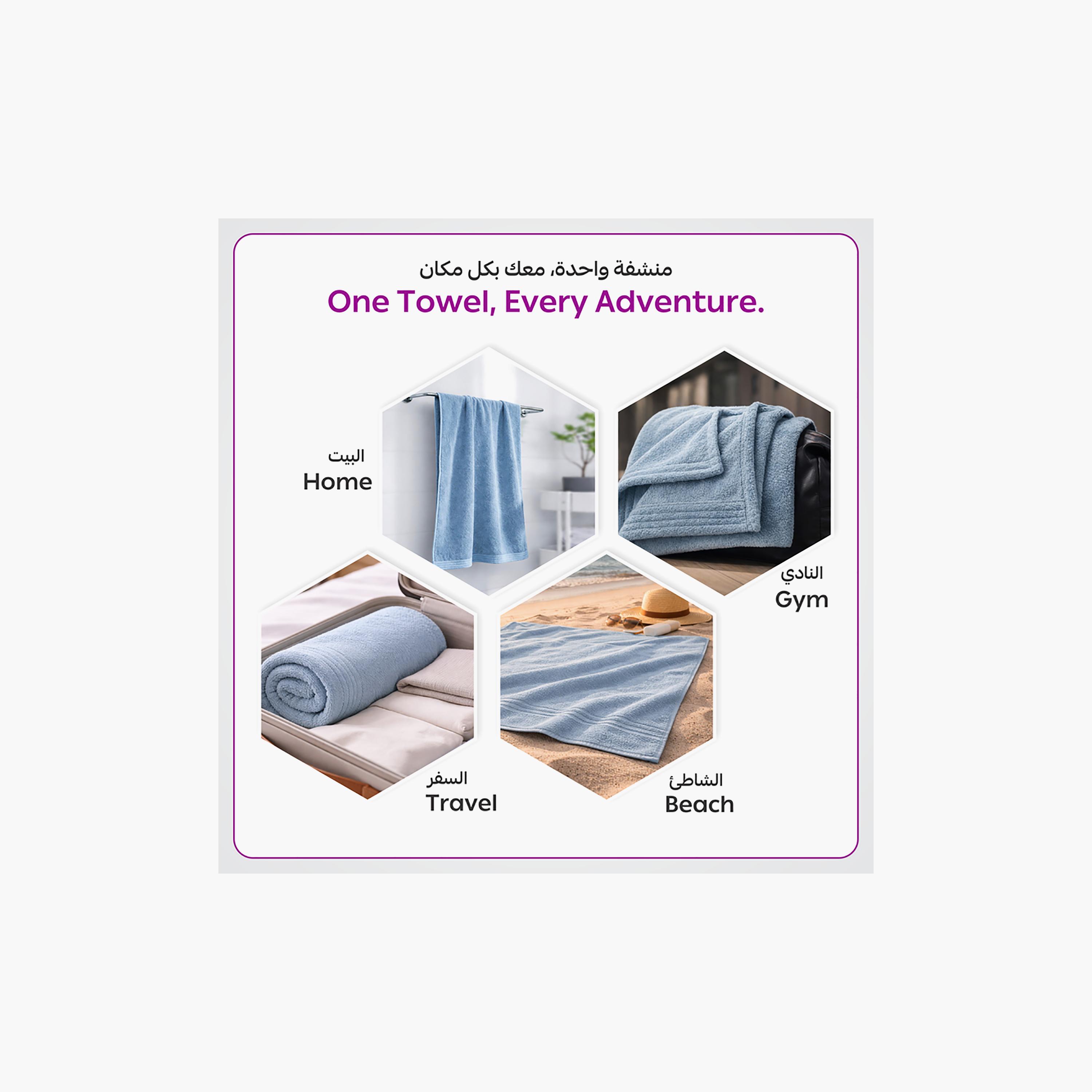 Donetella Microfiber Comfort Collection Solid Soft Bath Towel (Quick-Dry) - Large-household-bathandlaundry-bathlinen-towels-image-6