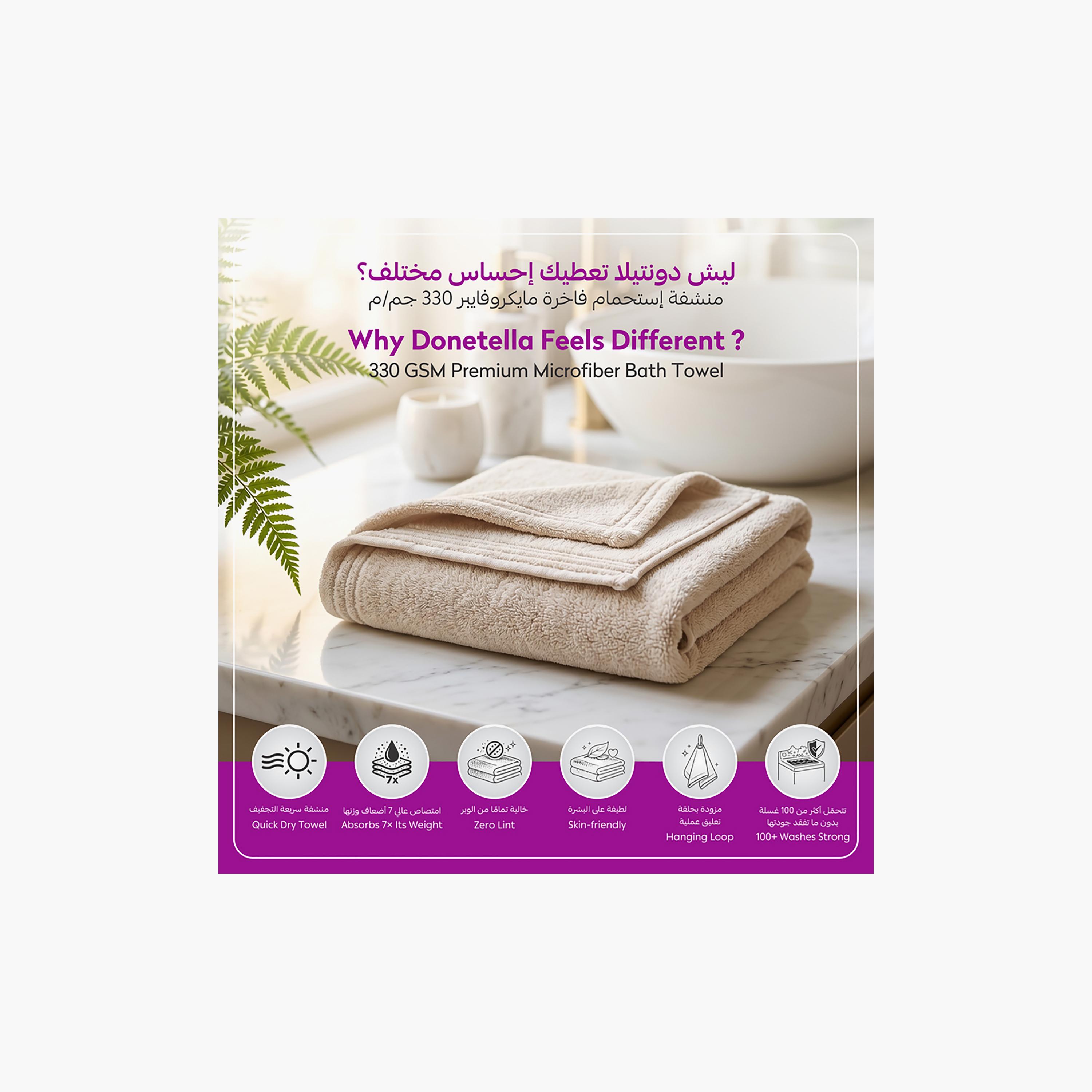Donetella Microfiber Comfort Collection Solid Soft Towel Set (Super Absorbent)-household-bathandlaundry-bathlinen-towels-image-4