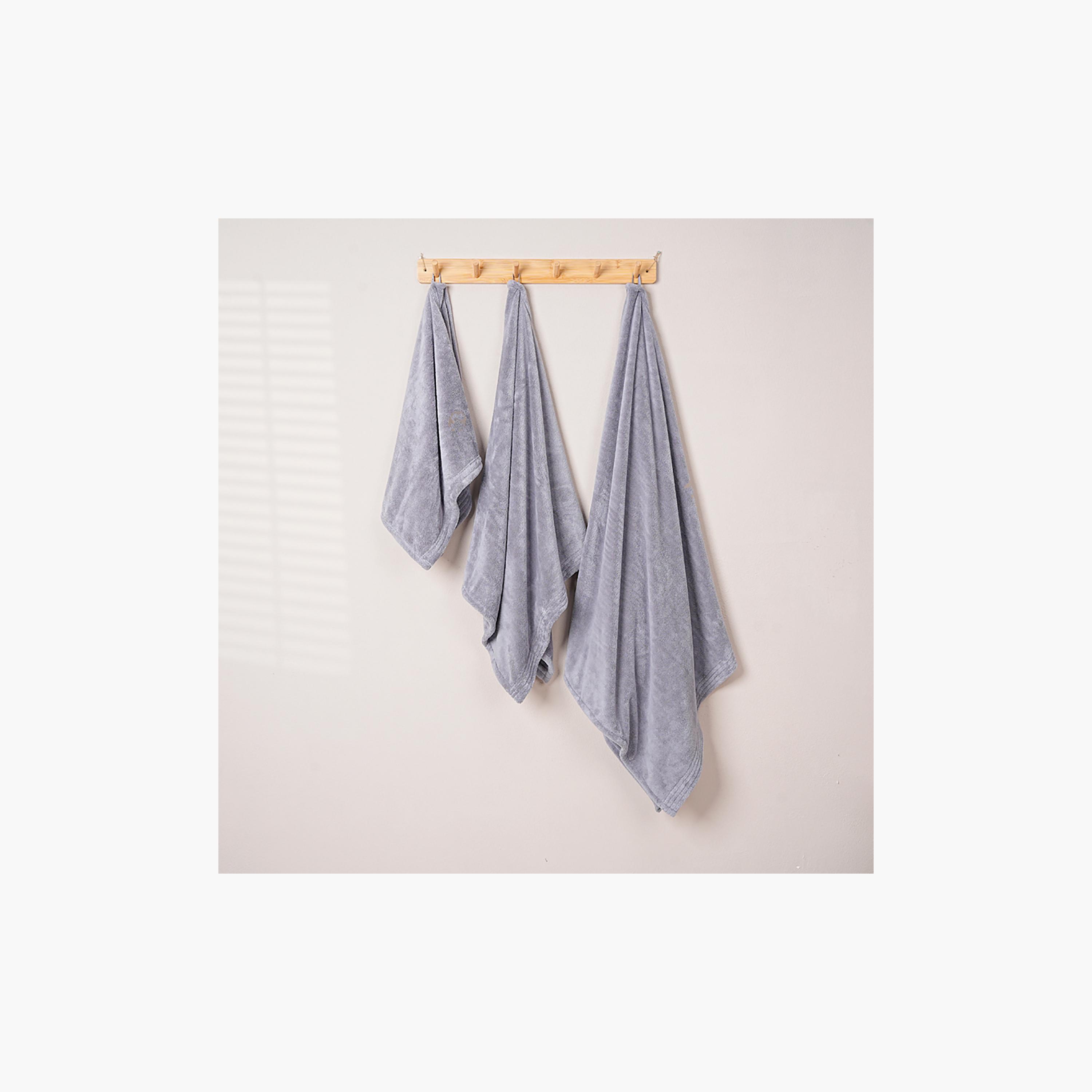 Donetella Microfiber Comfort Collection Solid Soft Towel Set (Super Absorbent)-household-bathandlaundry-bathlinen-towels-image-3