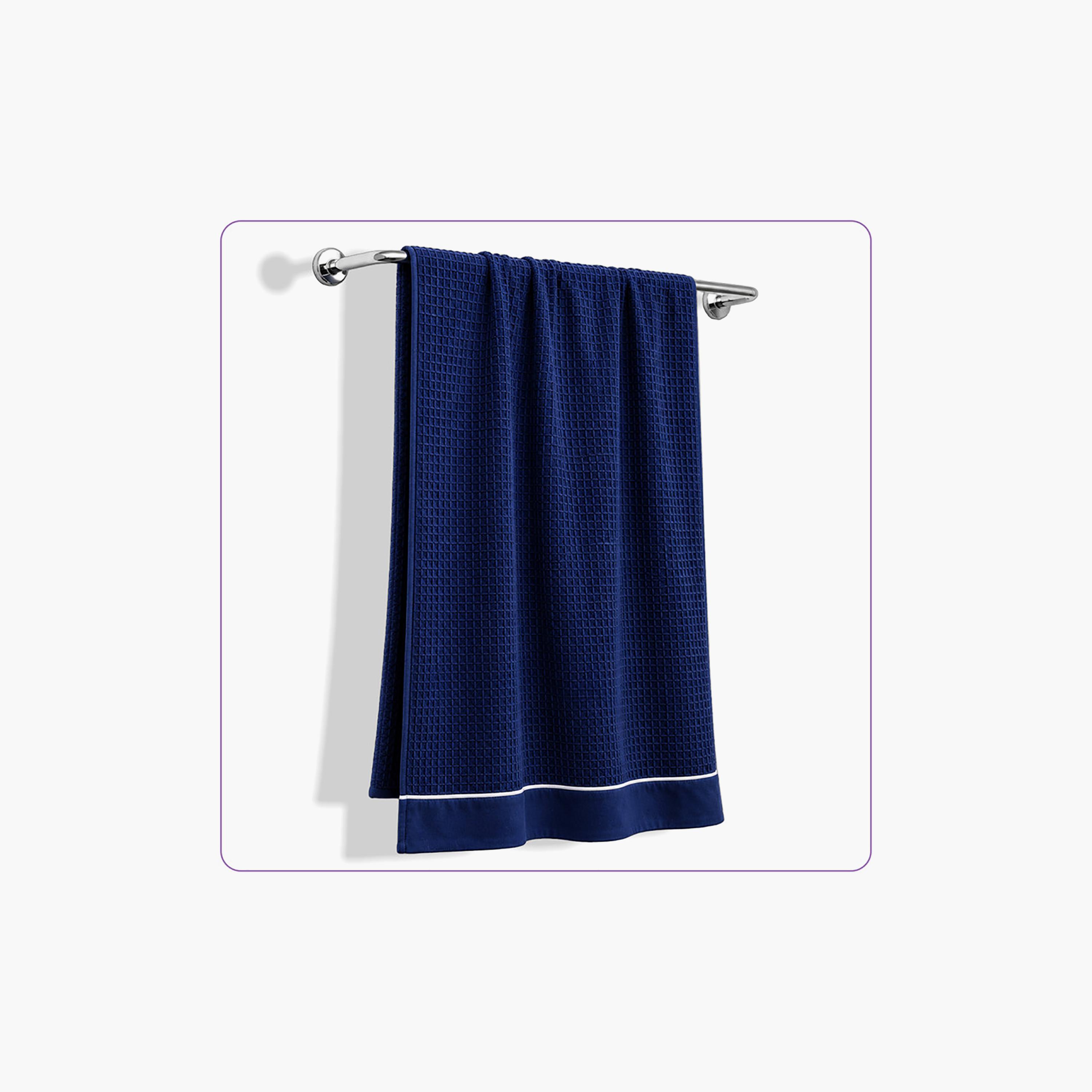 Donetella Microfiber Comfort Collection Textured Soft Bath Towel (Quick-Dry) - Large-household-bathandlaundry-bathlinen-towels-image-2