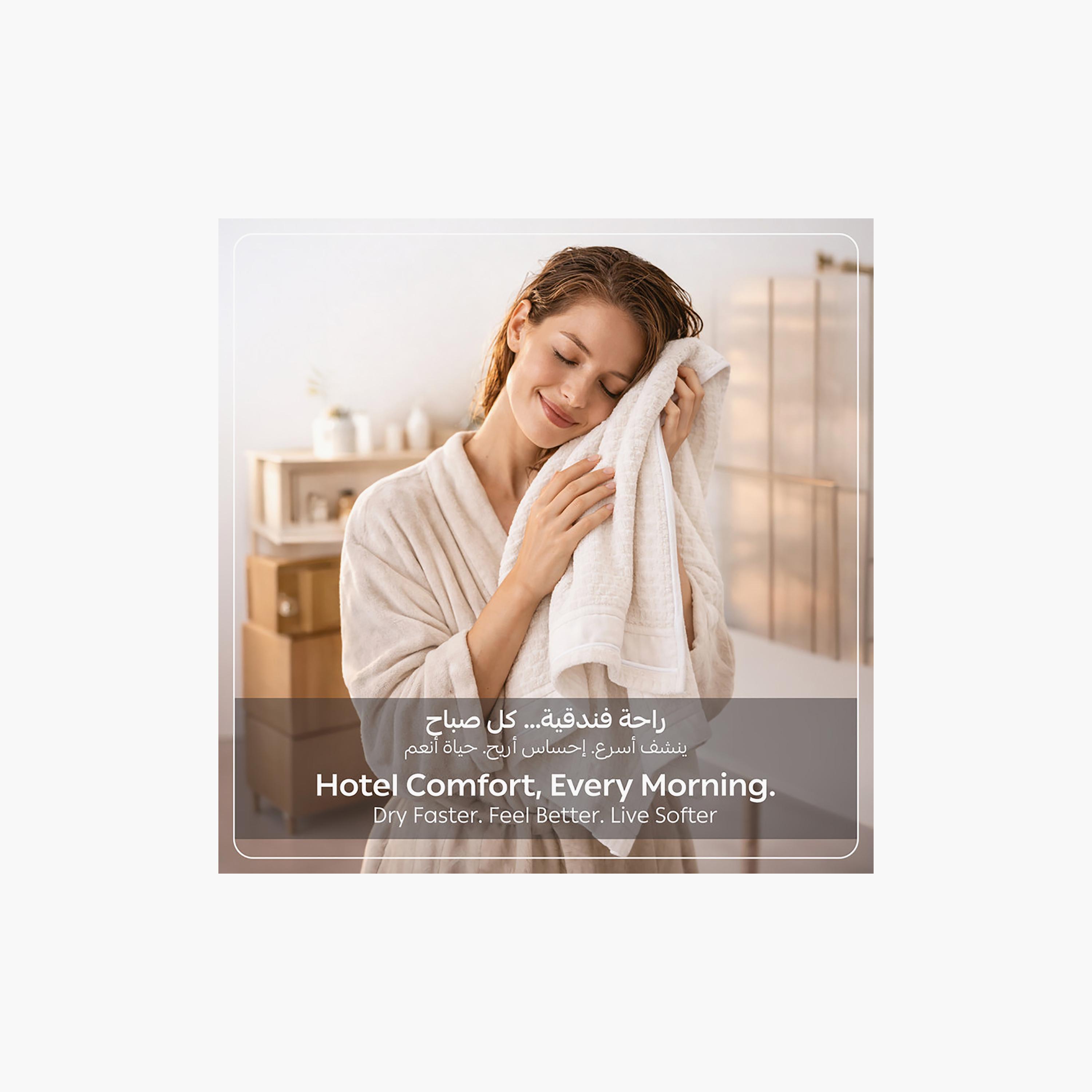 Donetella Microfiber Comfort Collection Textured Soft Bath Towel (Quick-Dry) - Large-household-bathandlaundry-bathlinen-towels-image-4