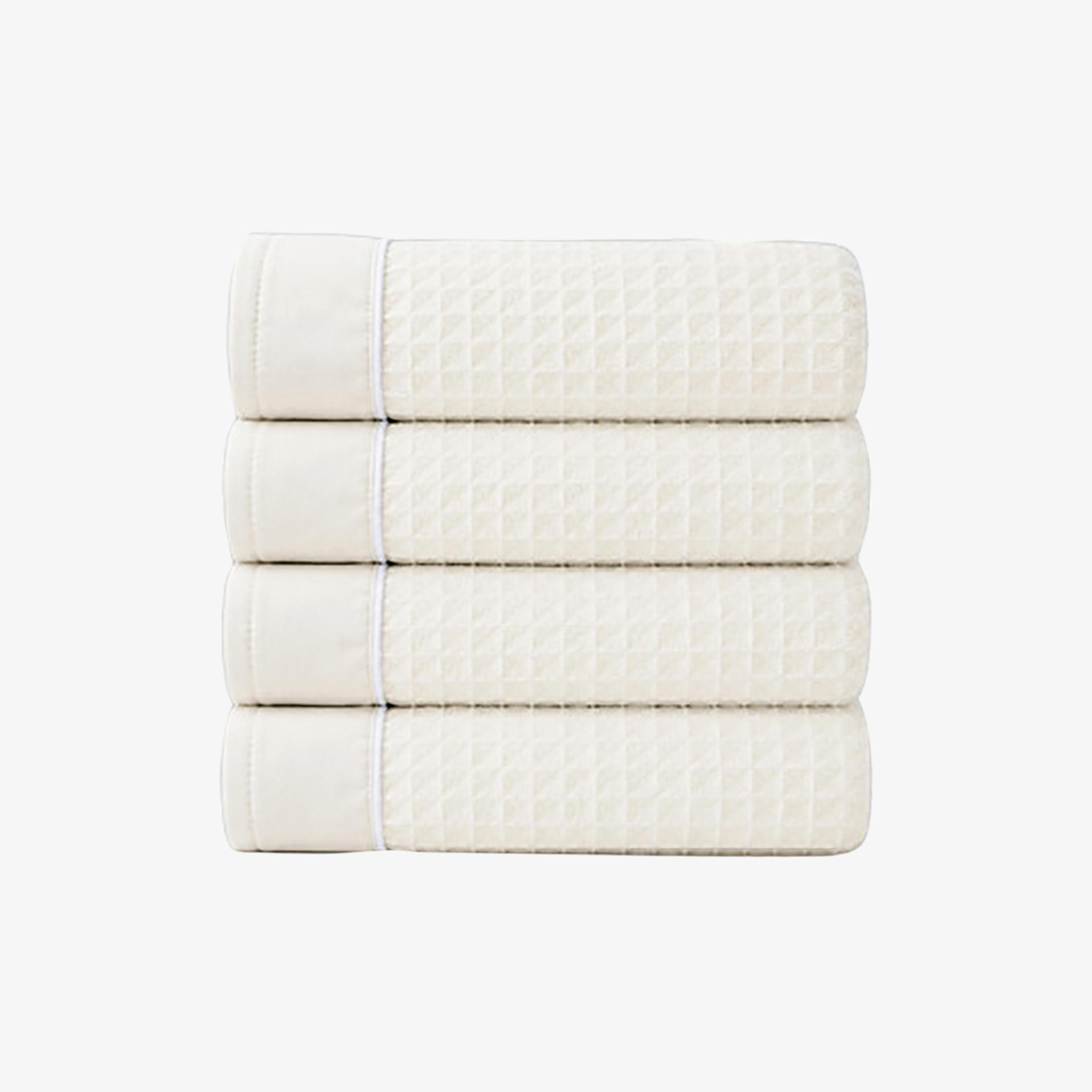 Donetella Microfiber Comfort Collection Textured Soft Bath Towel (Quick-Dry) - Large-household-bathandlaundry-bathlinen-towels-image-1