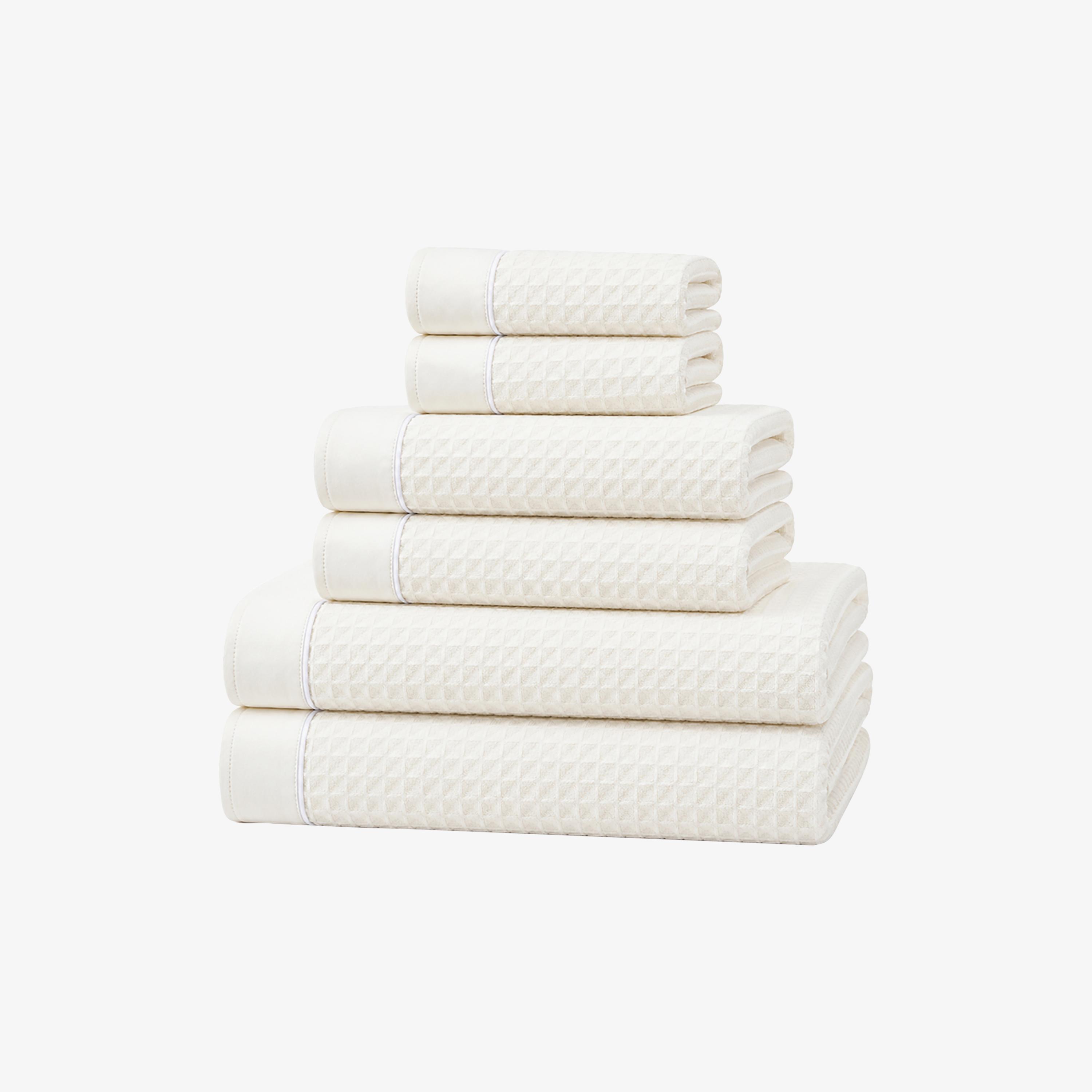 Donetella Microfiber Comfort Collection Textured Soft Towel Set (Quick-Dry) - 50X90 Cm-household-bathandlaundry-bathlinen-towels-image-1