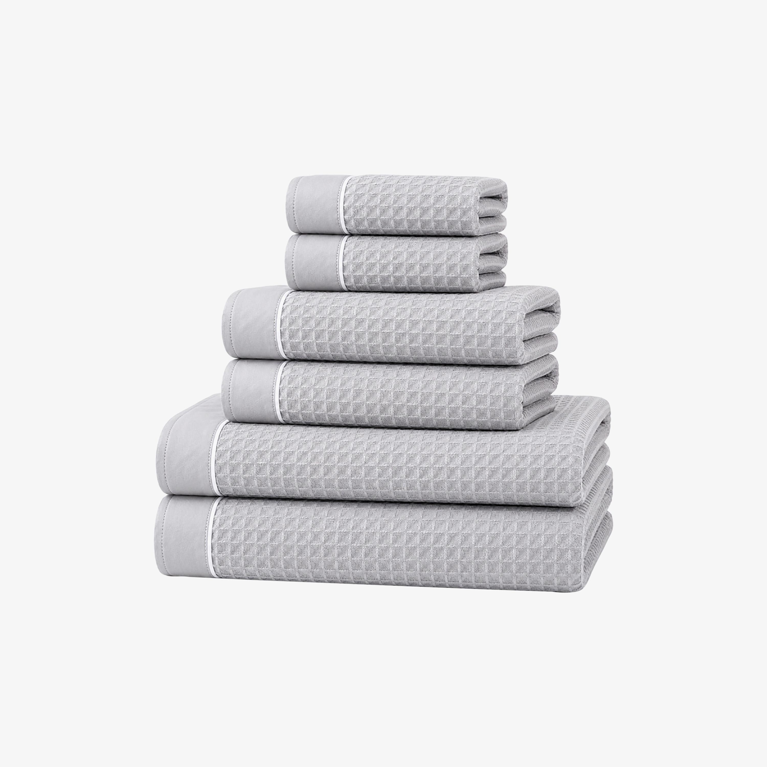 Donetella Microfiber Comfort Collection Textured Soft Towel Set (Quick-Dry) - 50X90 Cm-household-bathandlaundry-bathlinen-towels-image-1