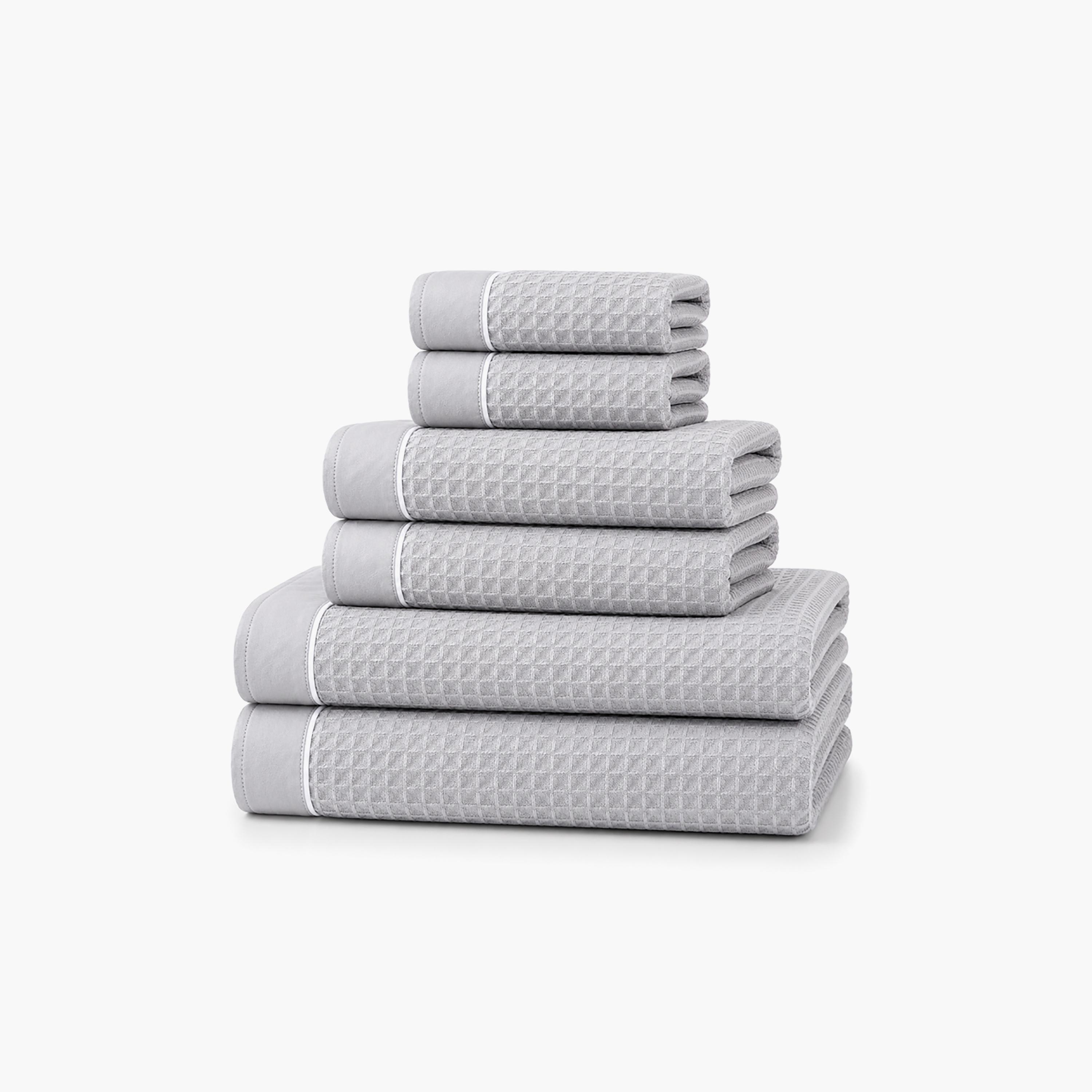 Donetella Microfiber Comfort Collection Textured Soft Towel Set (Quick-Dry) - 50X90 Cm-household-bathandlaundry-bathlinen-towels-image-2
