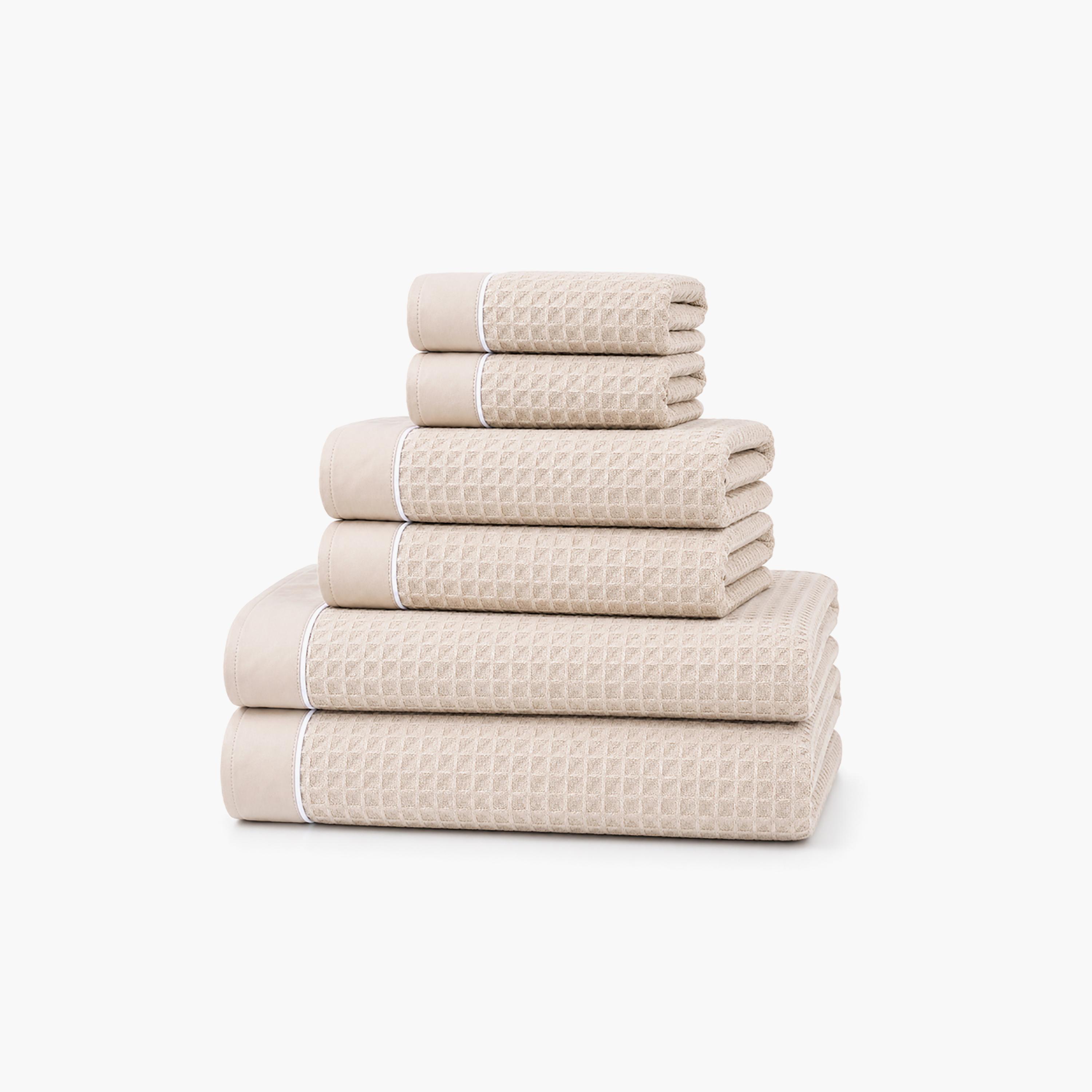 Donetella Microfiber Comfort Collection Textured Soft Towel Set (Quick-Dry) - 50X90 Cm-household-bathandlaundry-bathlinen-towels-image-2