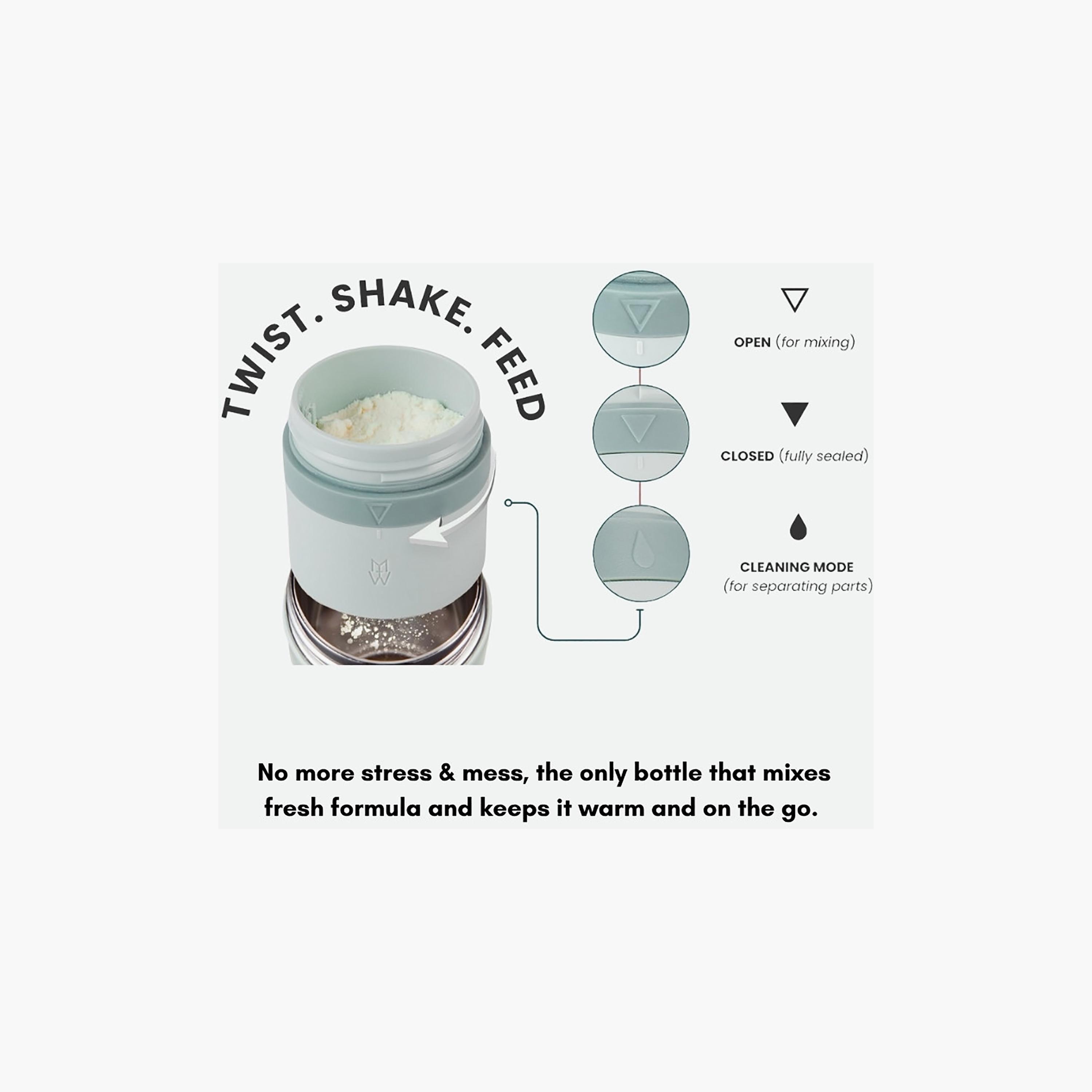 Milk + Water All In One Stainless Steel Feeding Bottle - Medium Flow-baby-feeding-feedingbottles-bottlesandteats-image-10