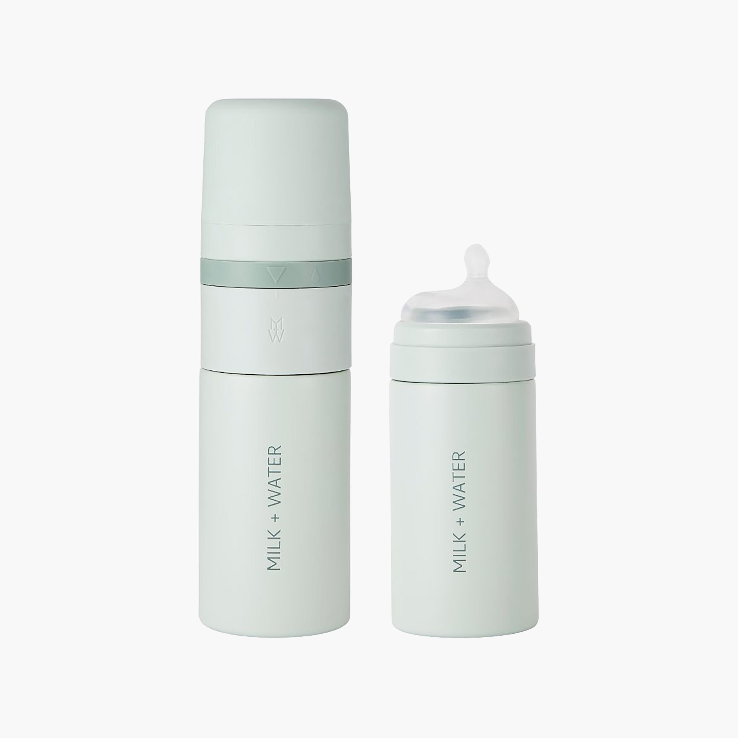 Milk + Water All In One Stainless Steel Feeding Bottle - Fast Flow-baby-feeding-feedingbottles-bottlesandteats-image-4