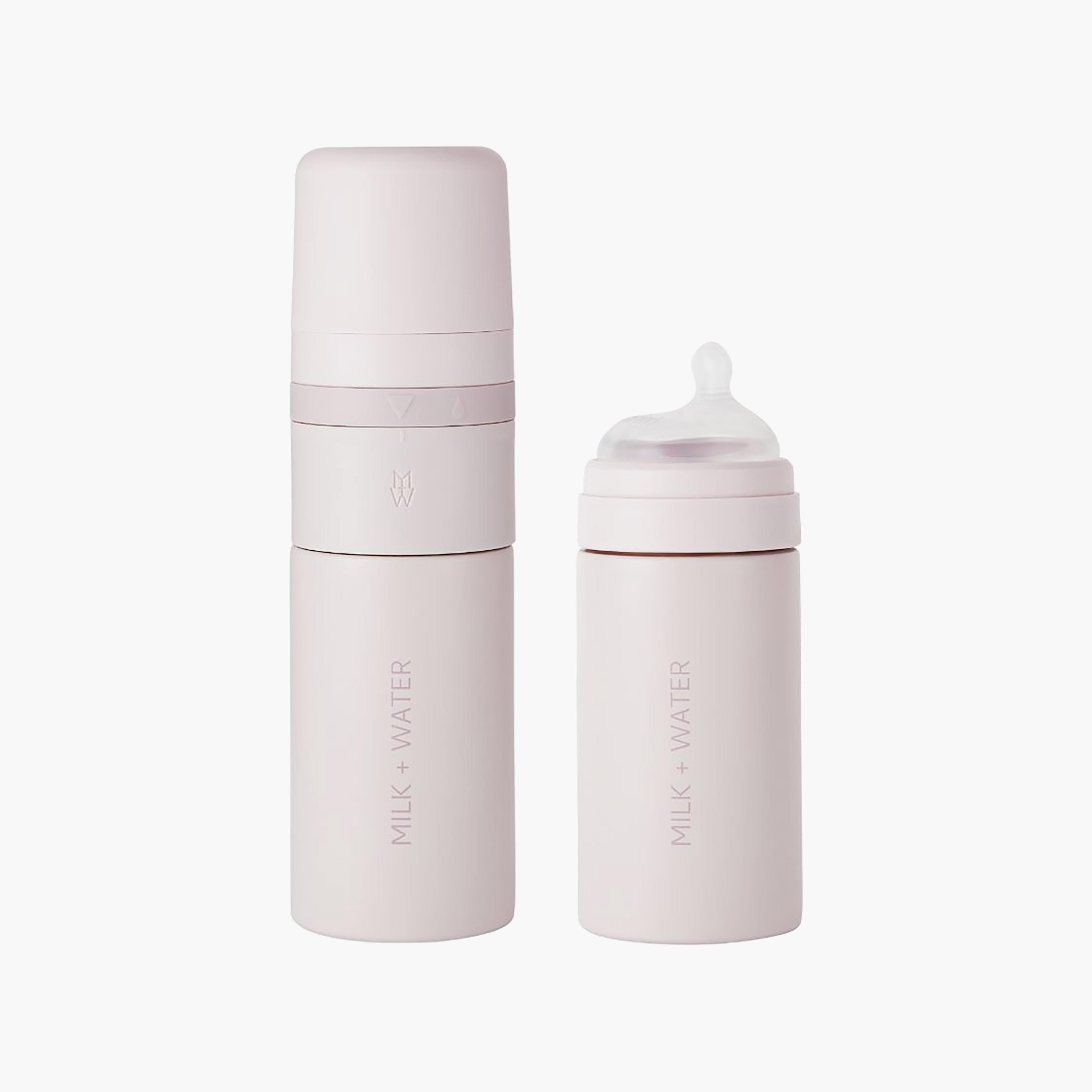 Milk + Water All In One Stainless Steel Feeding Bottle - Medium Flow-baby-feeding-feedingbottles-bottlesandteats-image-4