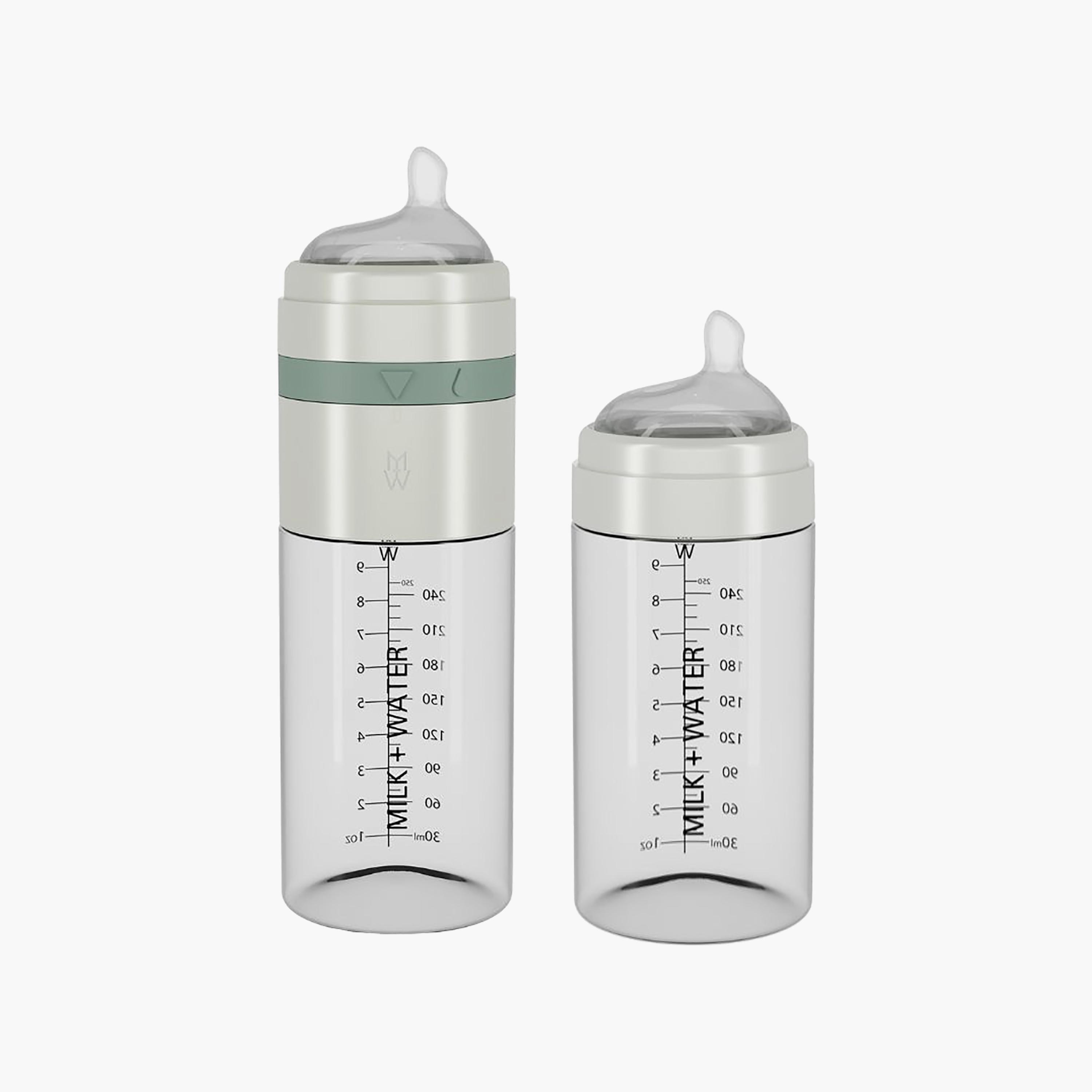 Milk + Water All In One Glass Feeding Bottle - Fast Flow-baby-feeding-feedingbottles-bottlesandteats-image-2