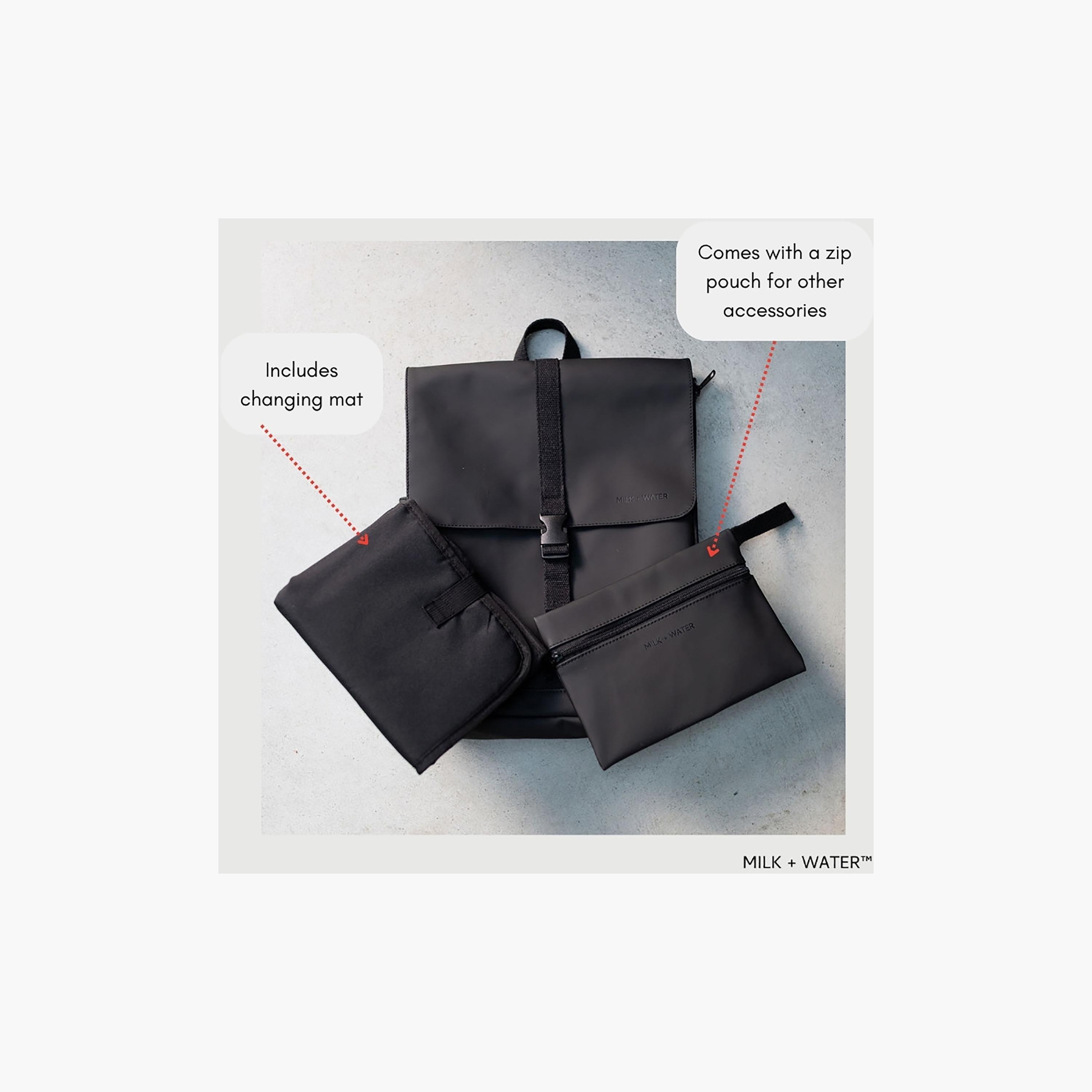 Milk + Water Billie Diaper Bag & Foldable Changing Mat-baby-diapering-diaperbags-image-4
