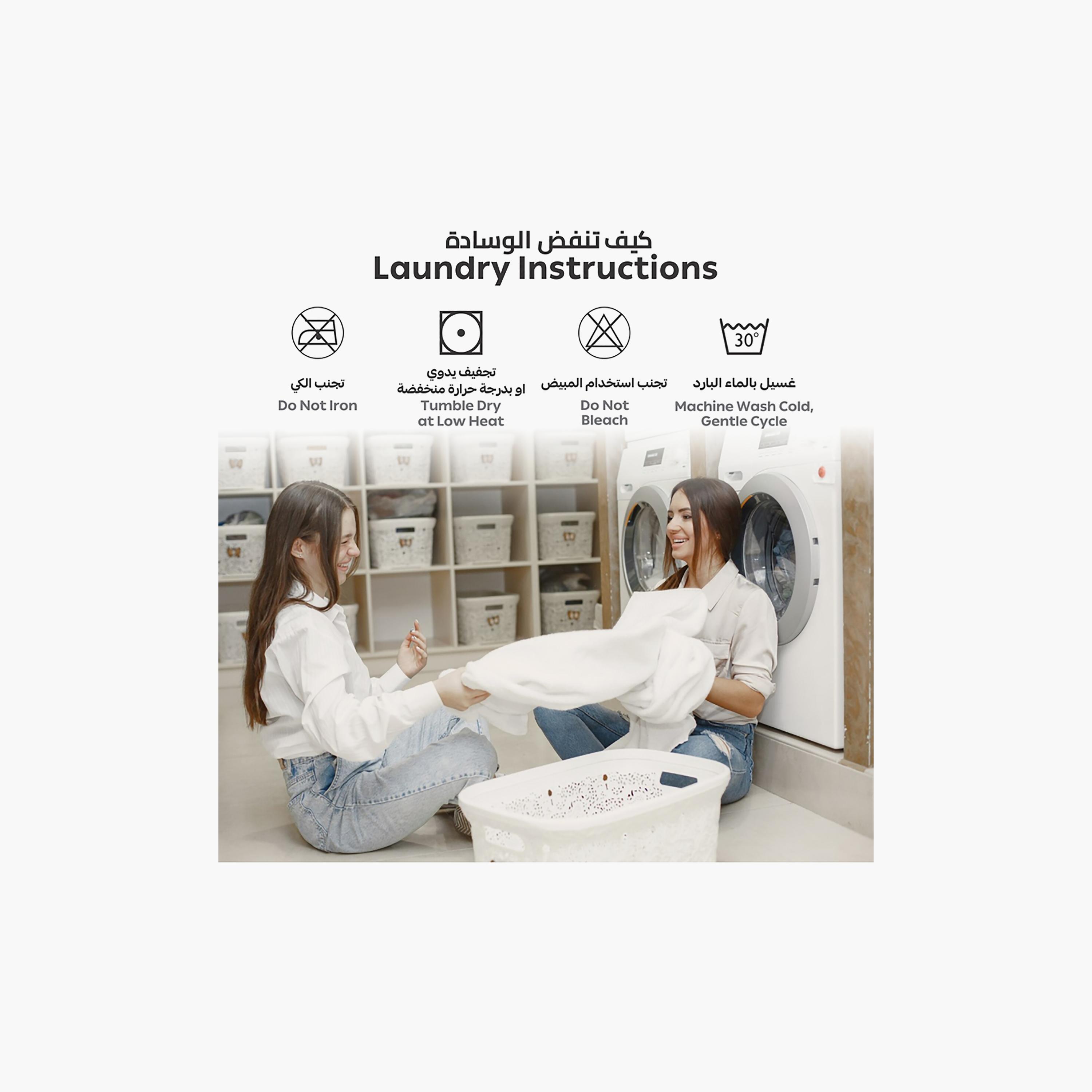 Donetella King Printed Hypoallergenic Breathable Duvet Cover Set - 220X240 Cm-household-bedding-duvetandcovers-duvetcovers-image-6