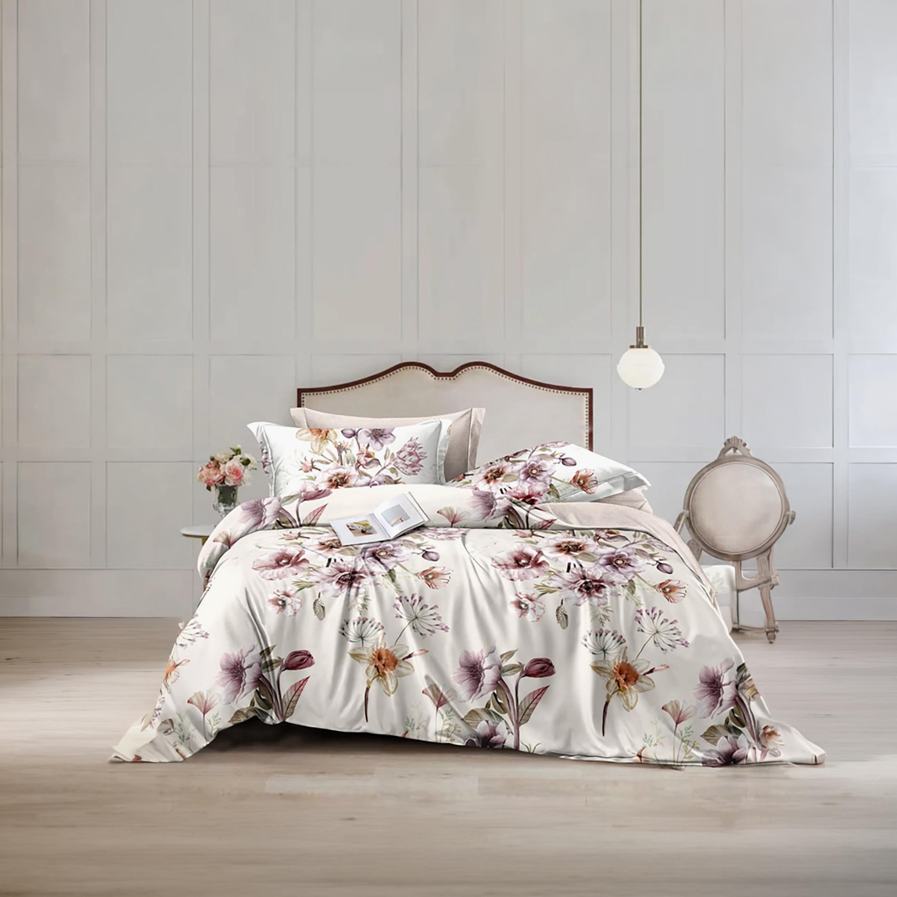 Donetella King Printed Hypoallergenic Breathable Duvet Cover Set - 220X240 Cm-household-bedding-duvetandcovers-duvetcovers-image-1