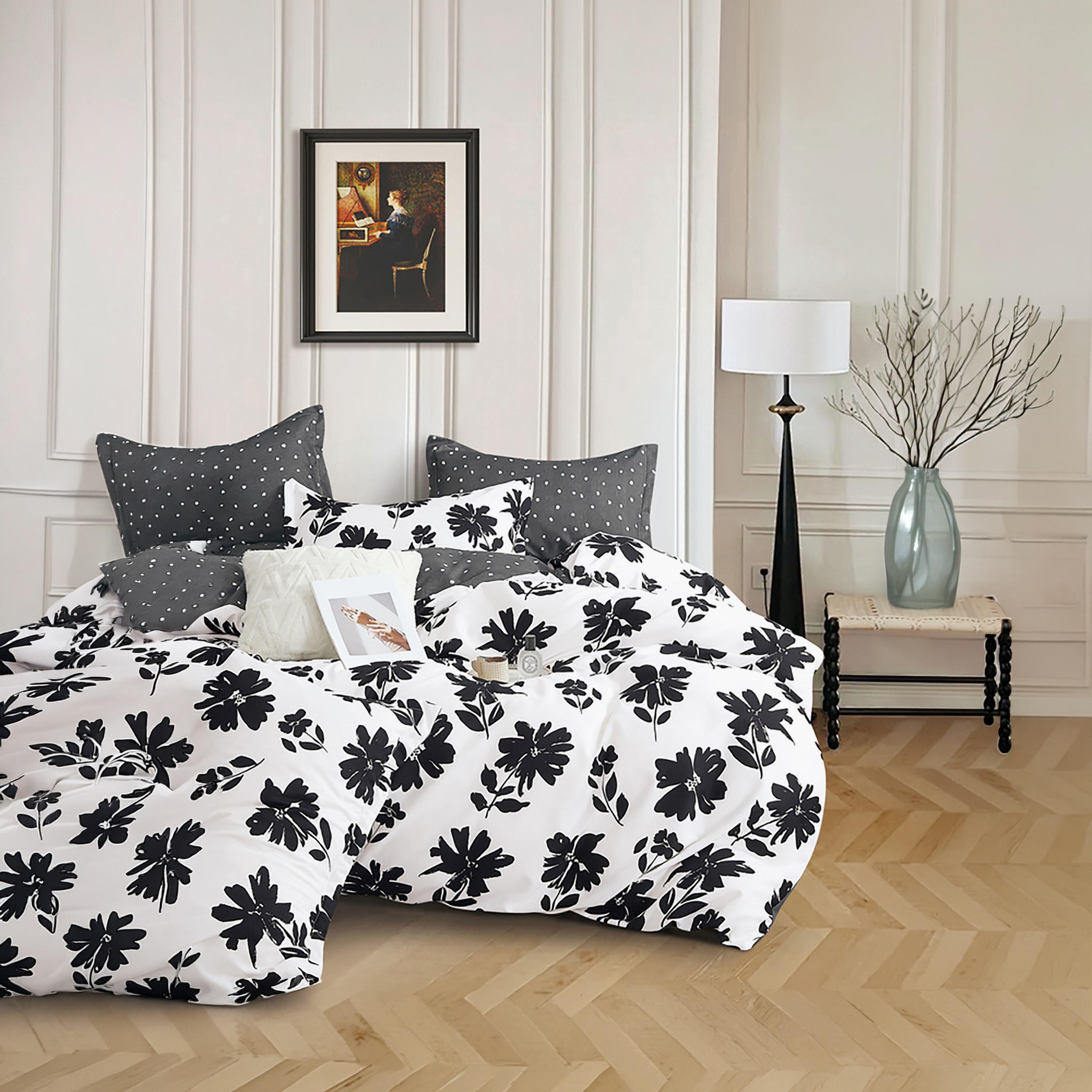 Donetella King Printed Hypoallergenic Breathable Duvet Cover Set - 220X240 Cm-household-bedding-duvetandcovers-duvetcovers-image-1