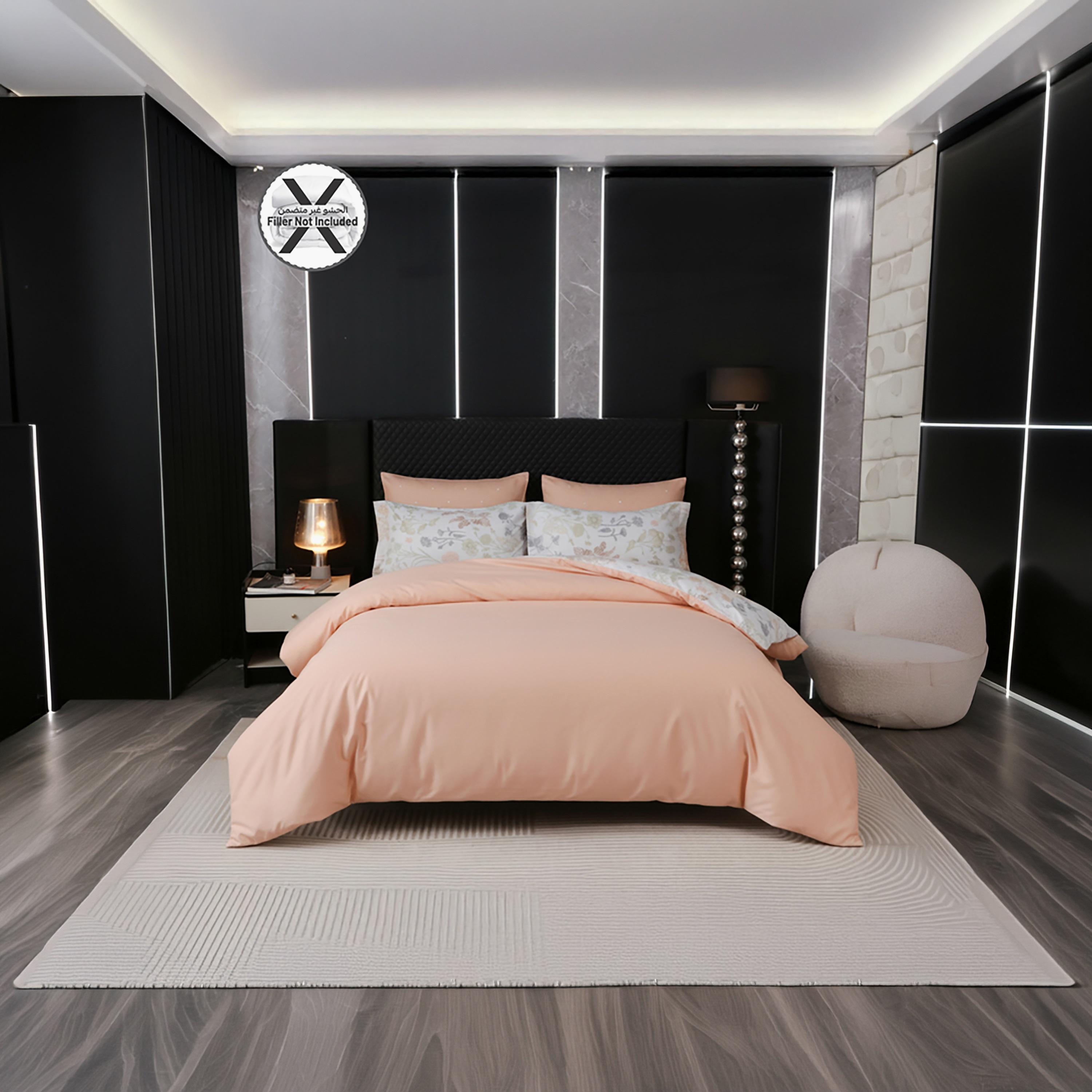 Donetella King Printed Hypoallergenic Breathable Duvet Cover Set - 220X240 Cm-household-bedding-duvetandcovers-duvetcovers-image-2