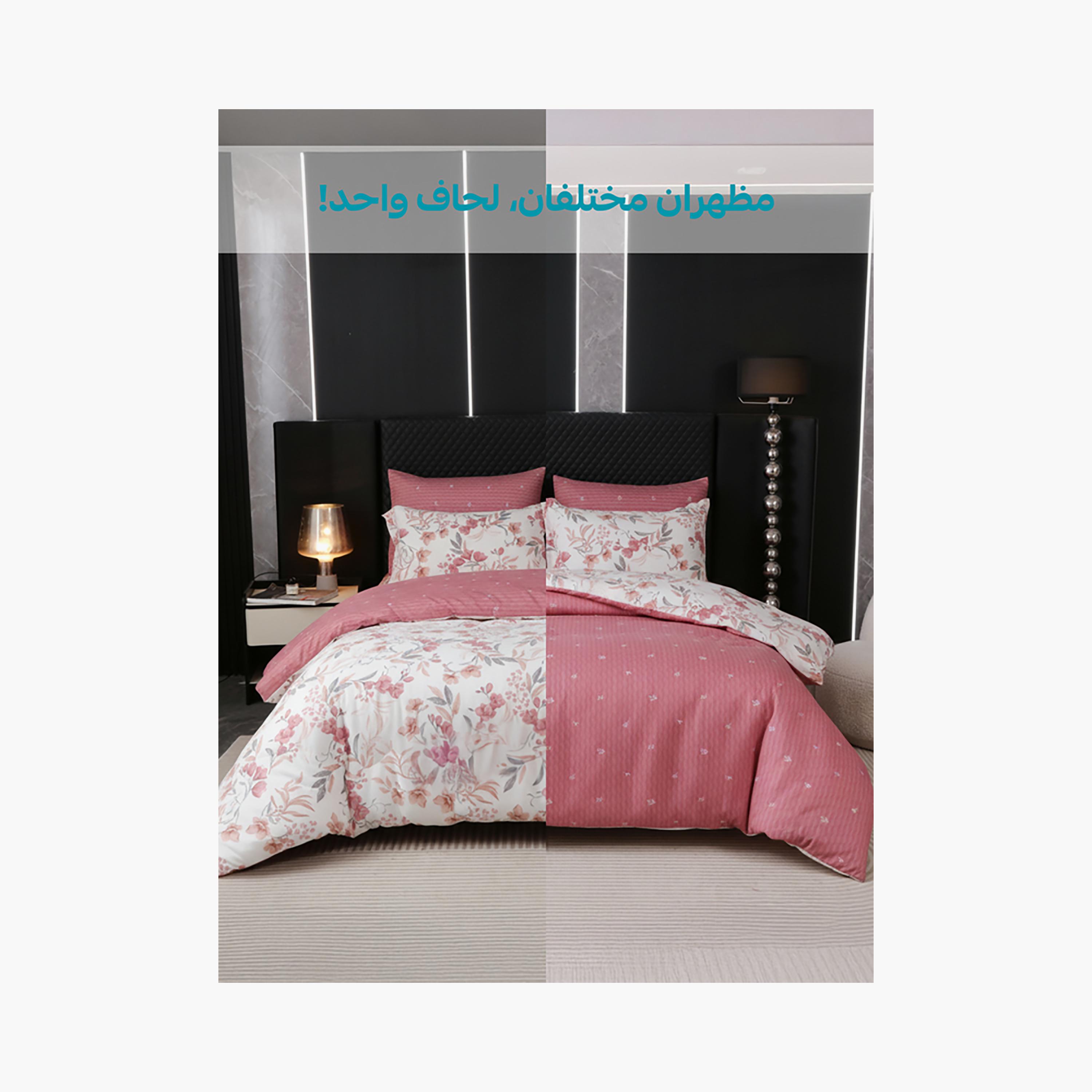 Donetella King Printed Hypoallergenic Breathable Duvet Cover Set - 220X240 Cm-household-bedding-duvetandcovers-duvetcovers-image-6
