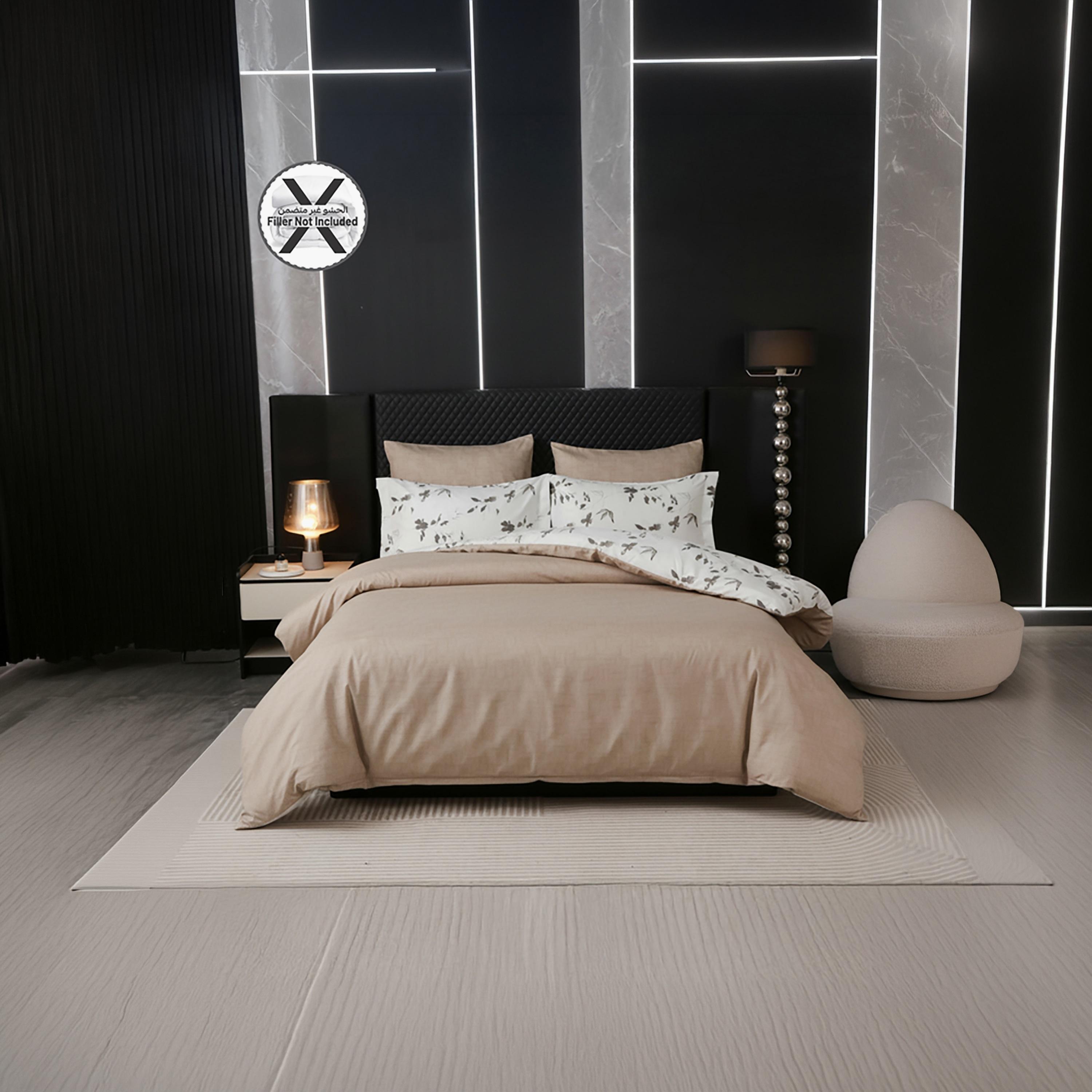 Donetella King Printed Hypoallergenic Breathable Duvet Cover Set - 220X240 Cm-household-bedding-duvetandcovers-duvetcovers-image-2