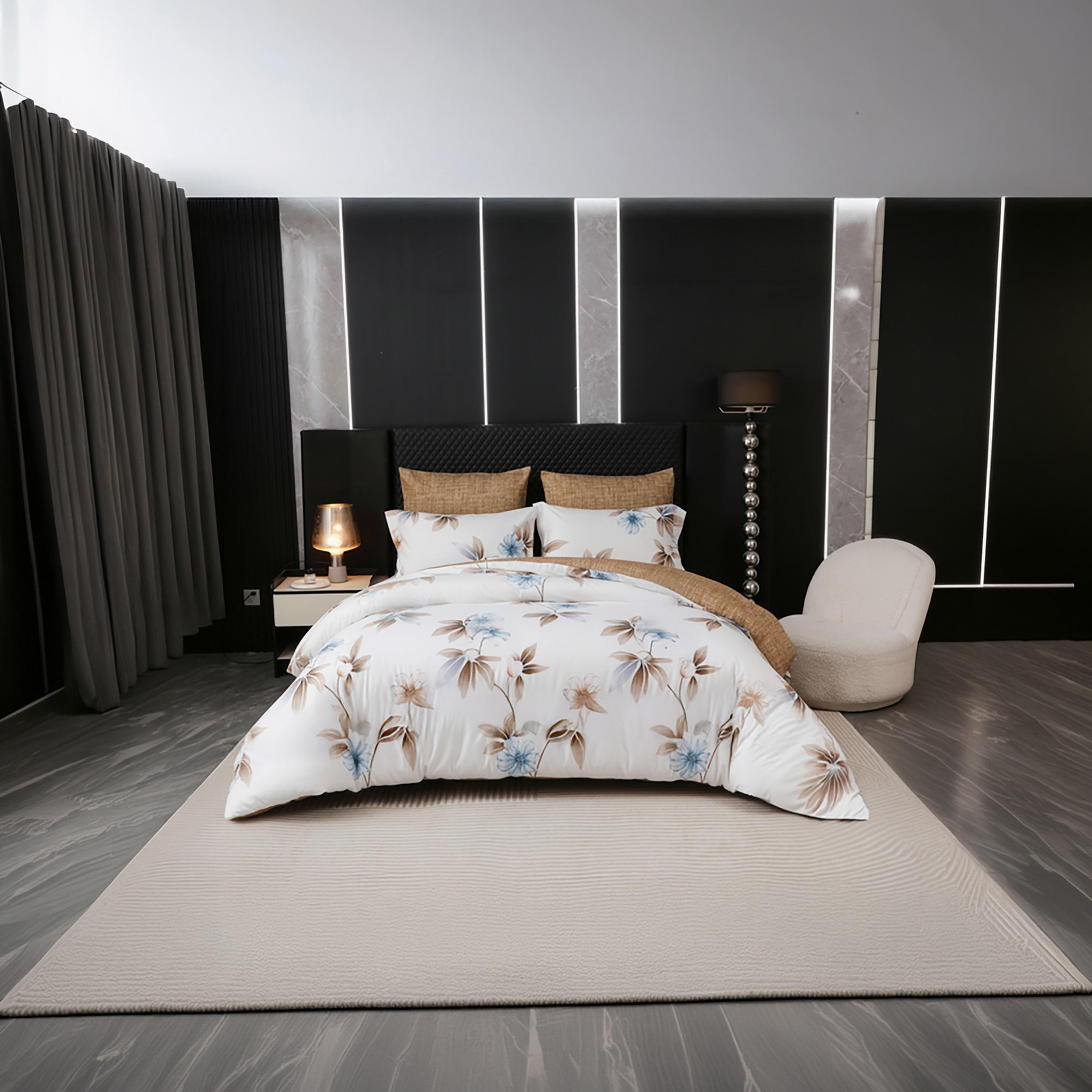 Donetella King Printed Hypoallergenic Breathable Duvet Cover Set - 220X240 Cm-household-bedding-duvetandcovers-duvetcovers-image-1
