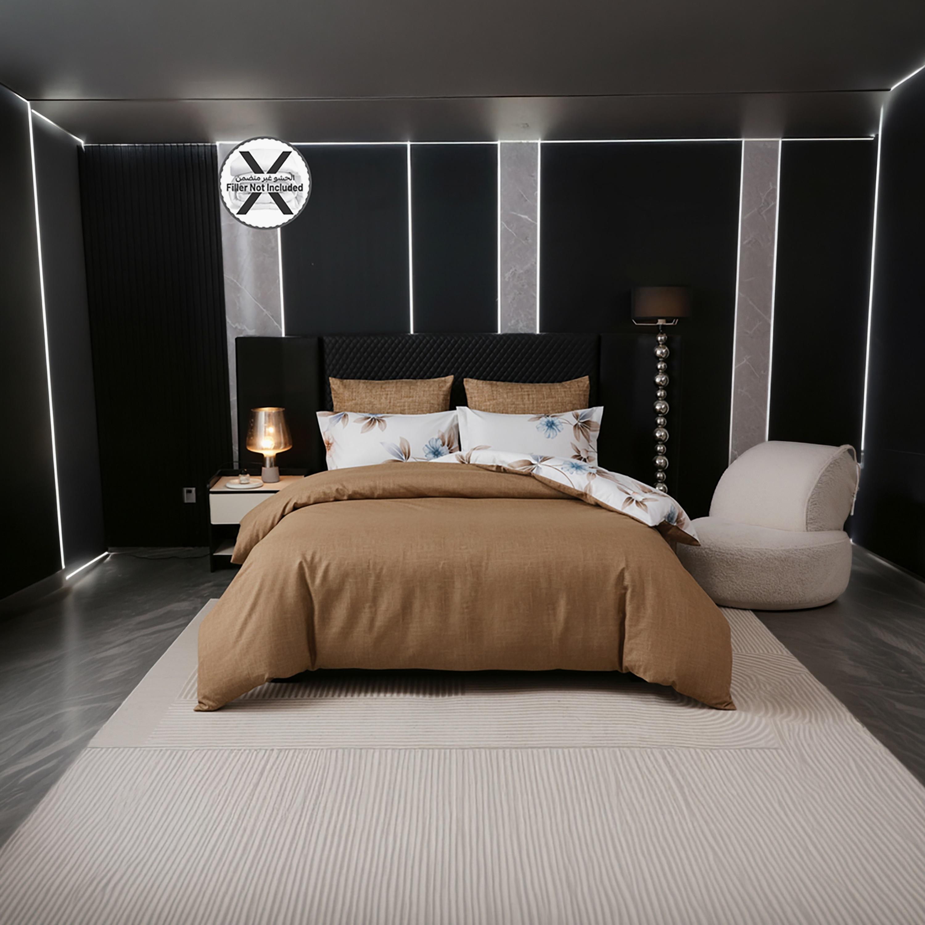 Donetella King Printed Hypoallergenic Breathable Duvet Cover Set - 220X240 Cm-household-bedding-duvetandcovers-duvetcovers-image-2