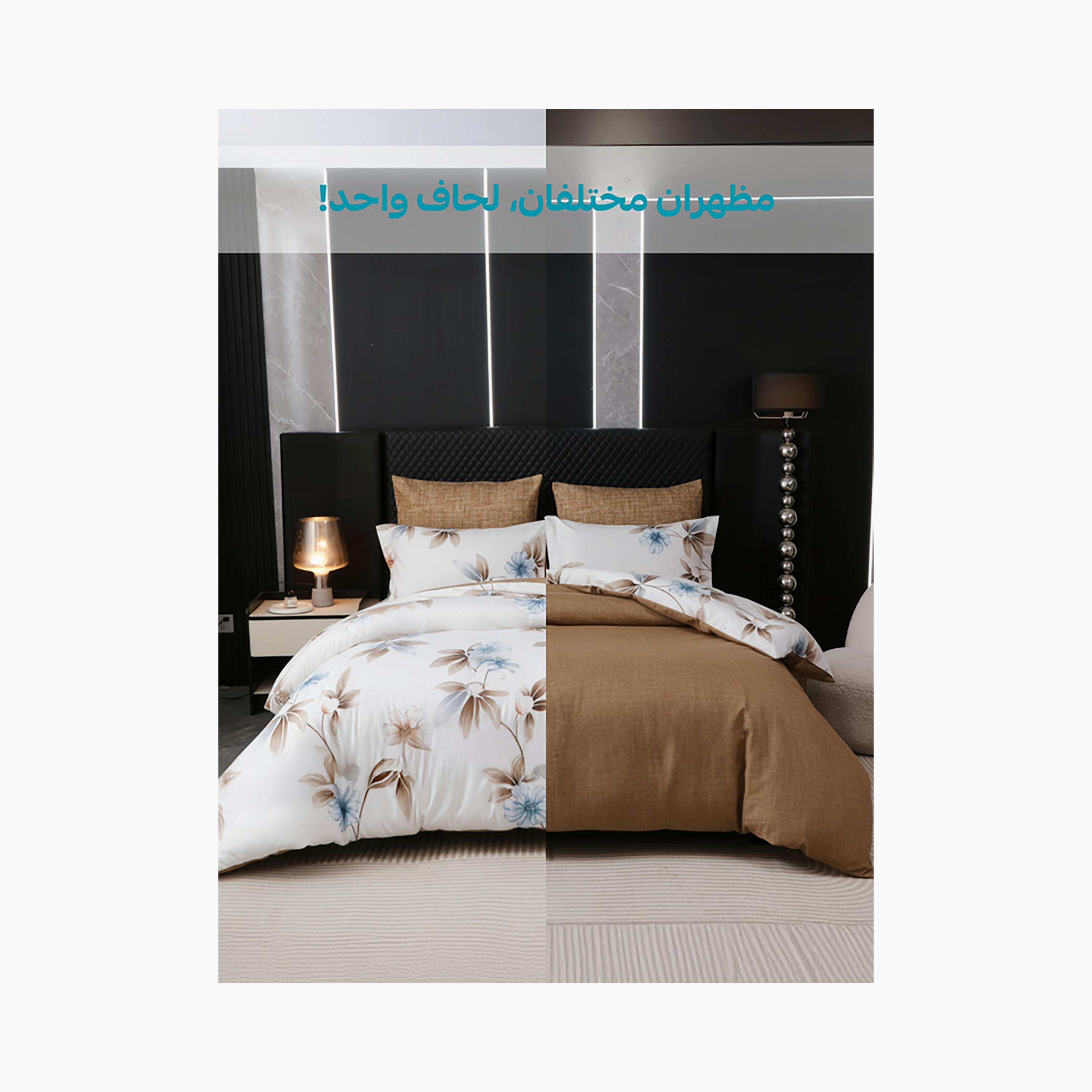 Donetella King Printed Hypoallergenic Breathable Duvet Cover Set - 220X240 Cm-household-bedding-duvetandcovers-duvetcovers-image-6
