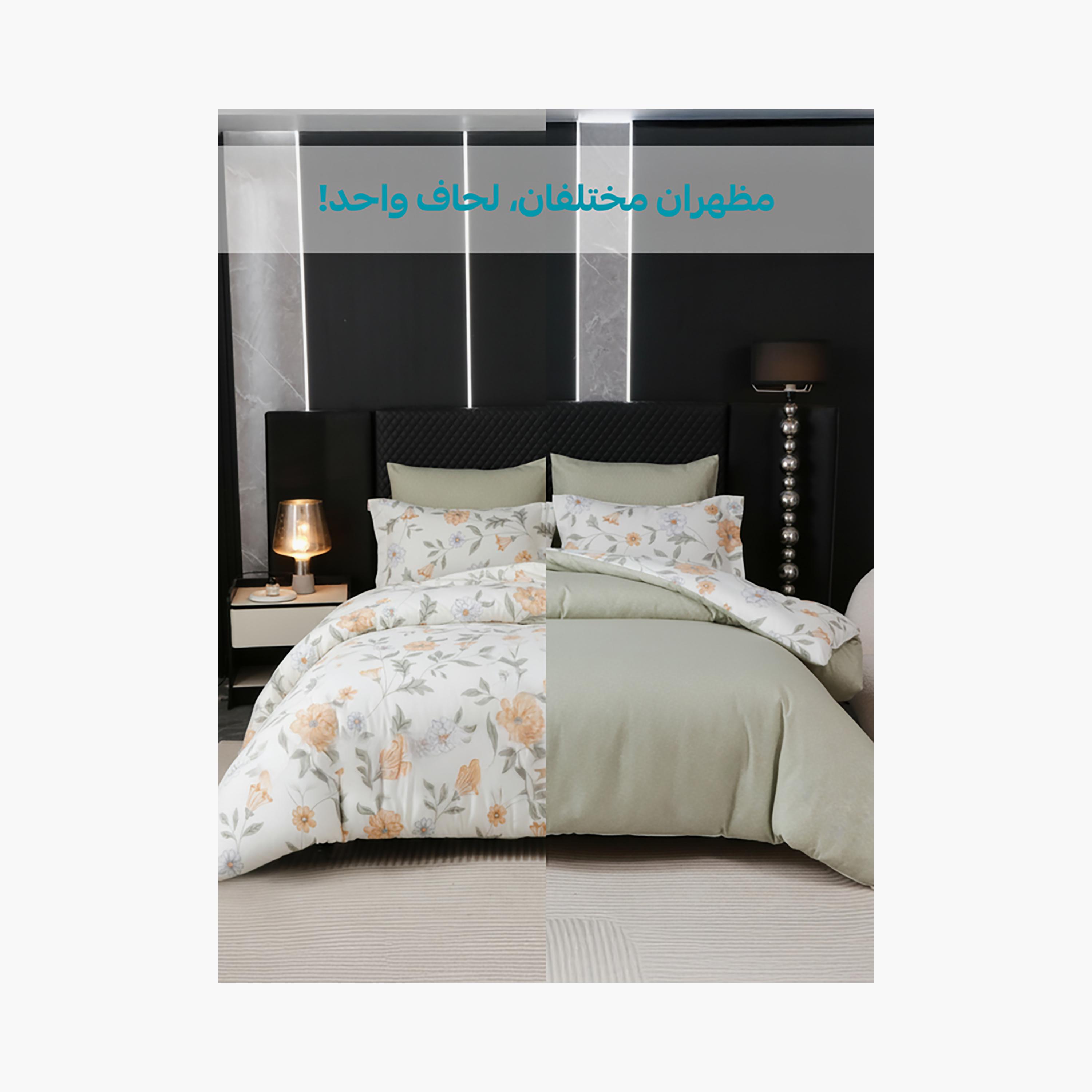 Donetella King Printed Hypoallergenic Breathable Duvet Cover Set - 220X240 Cm-household-bedding-duvetandcovers-duvetcovers-image-6