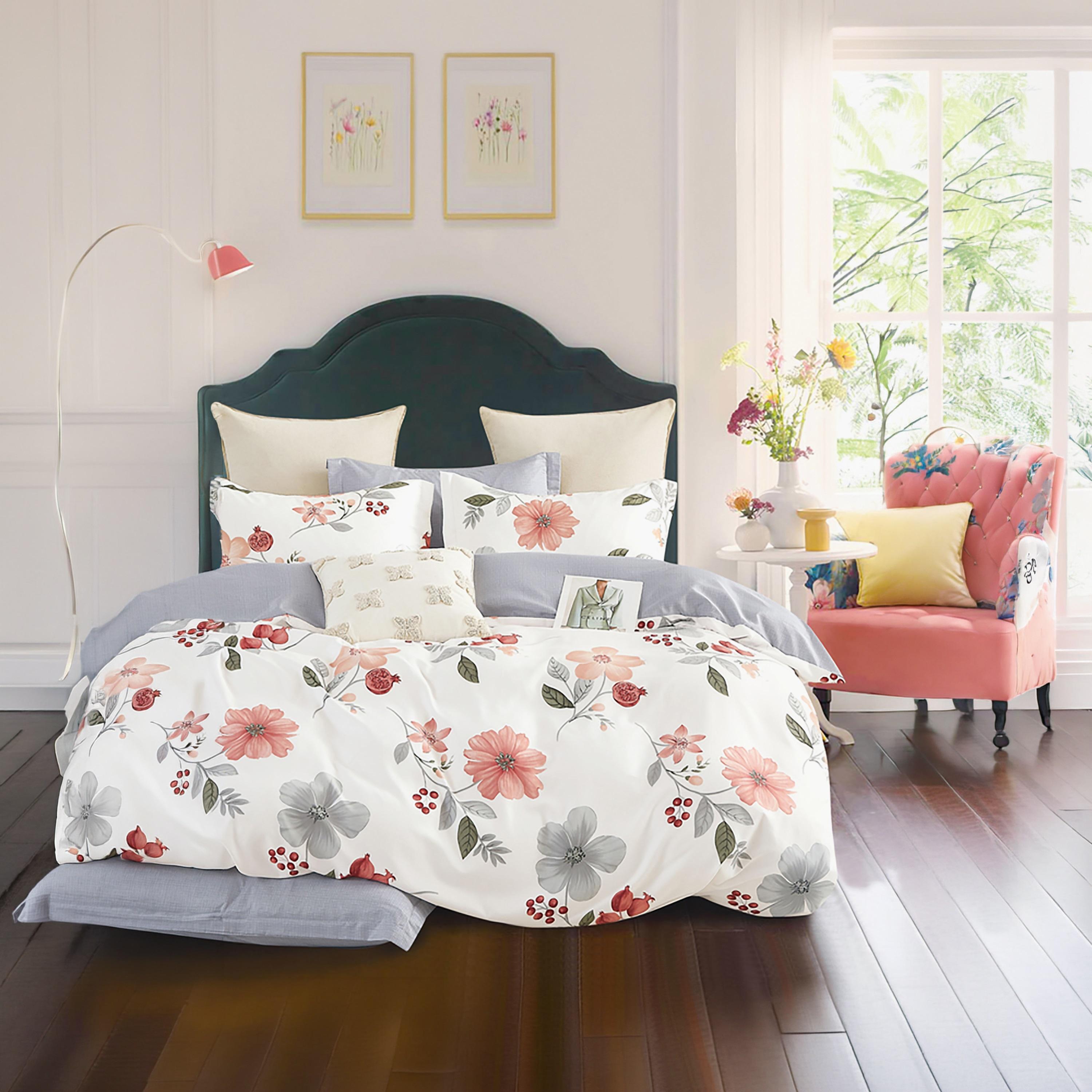 Donetella King Printed Hypoallergenic Breathable Duvet Cover Set - 220X240 Cm-household-bedding-duvetandcovers-duvetcovers-image-1