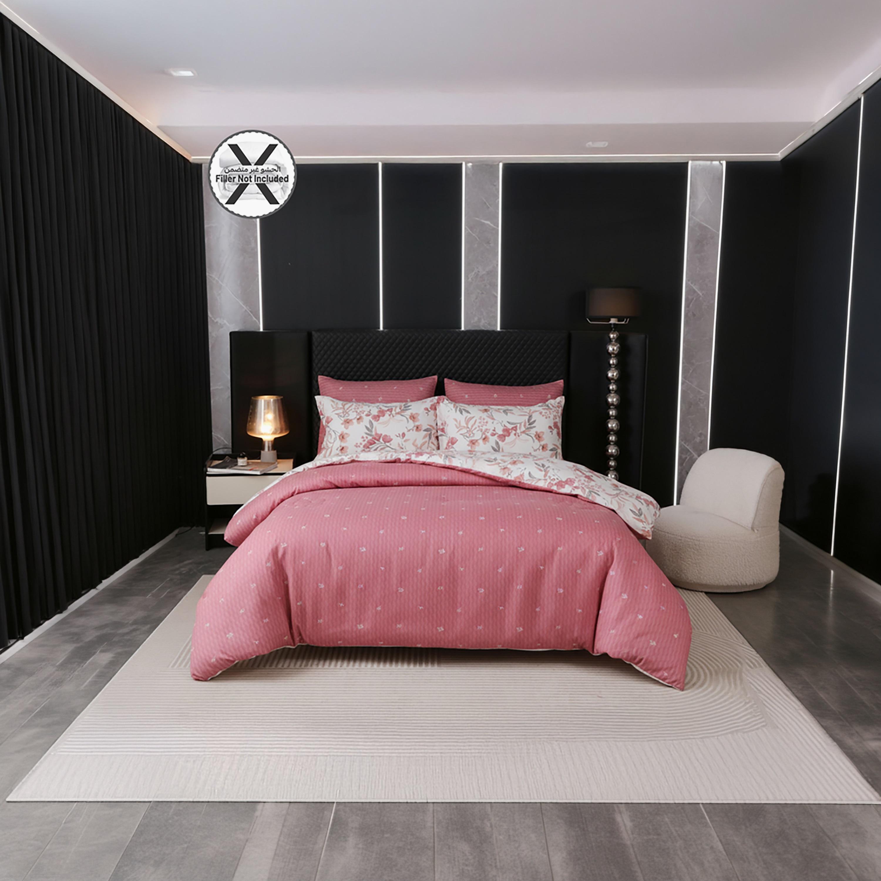 طقم غطاء لحاف دونيتيلا كوين مطبوع مضاد للحساسية عالي الجودة يدوم طويلاً - 200 × 230 سم-household-bedding-duvetandcovers-duvetcovers-image-2