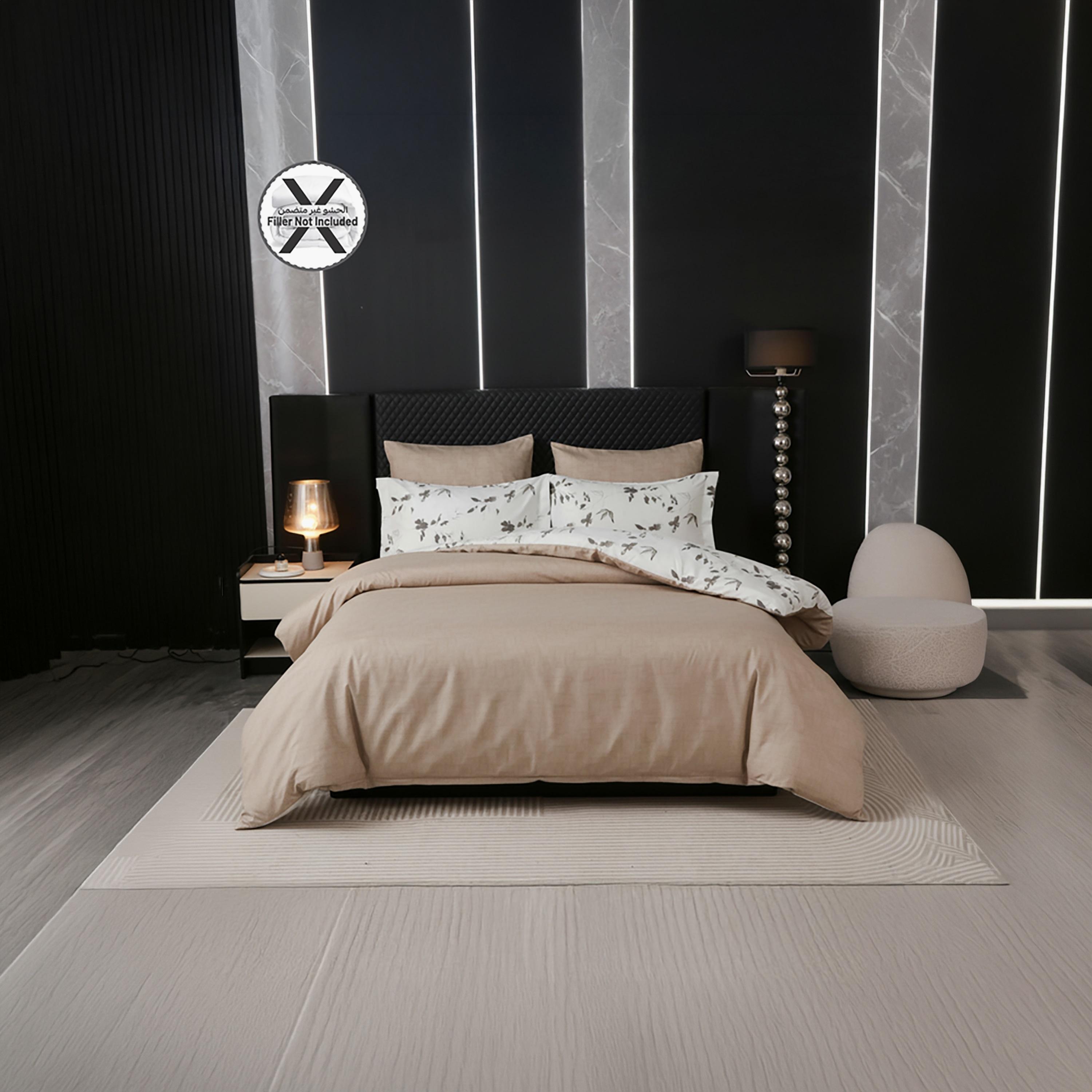 طقم غطاء لحاف دونيتيلا كوين مطبوع مضاد للحساسية عالي الجودة يدوم طويلاً - 200 × 230 سم-household-bedding-duvetandcovers-duvetcovers-image-2