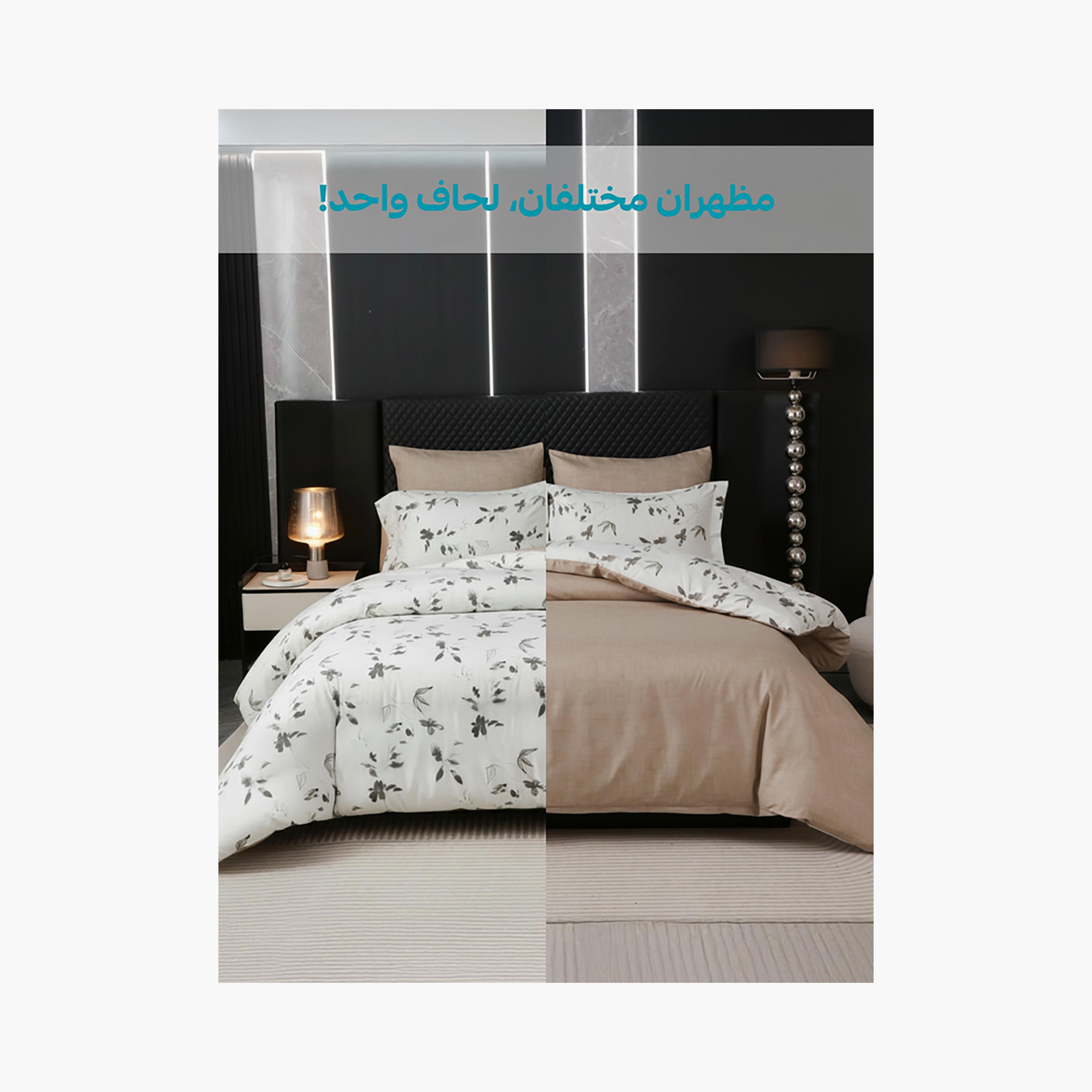 طقم غطاء لحاف دونيتيلا كوين مطبوع مضاد للحساسية عالي الجودة يدوم طويلاً - 200 × 230 سم-household-bedding-duvetandcovers-duvetcovers-image-6