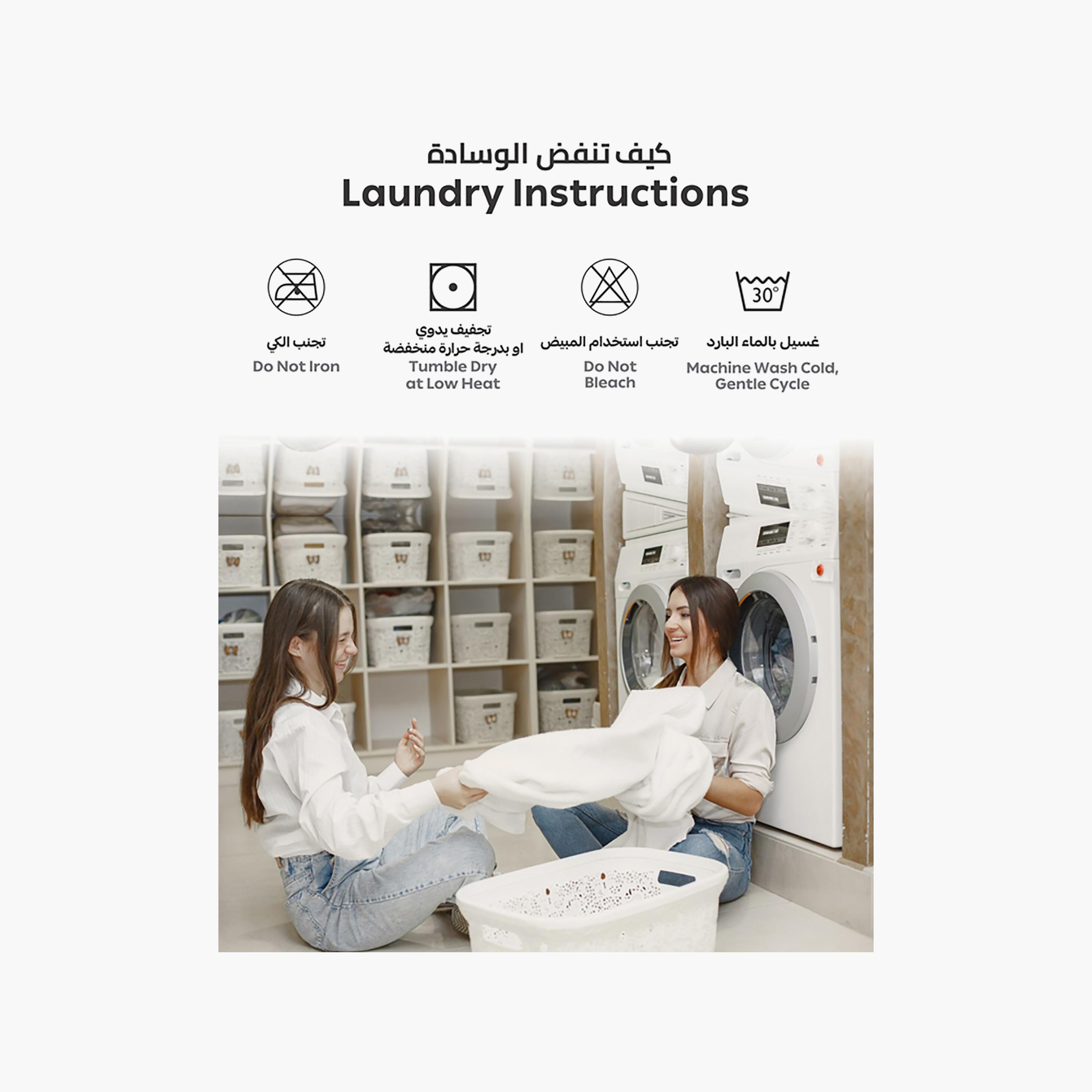 طقم غطاء لحاف دونيتيلا كوين مطبوع مضاد للحساسية عالي الجودة يدوم طويلاً - 200 × 230 سم-household-bedding-duvetandcovers-duvetcovers-image-6