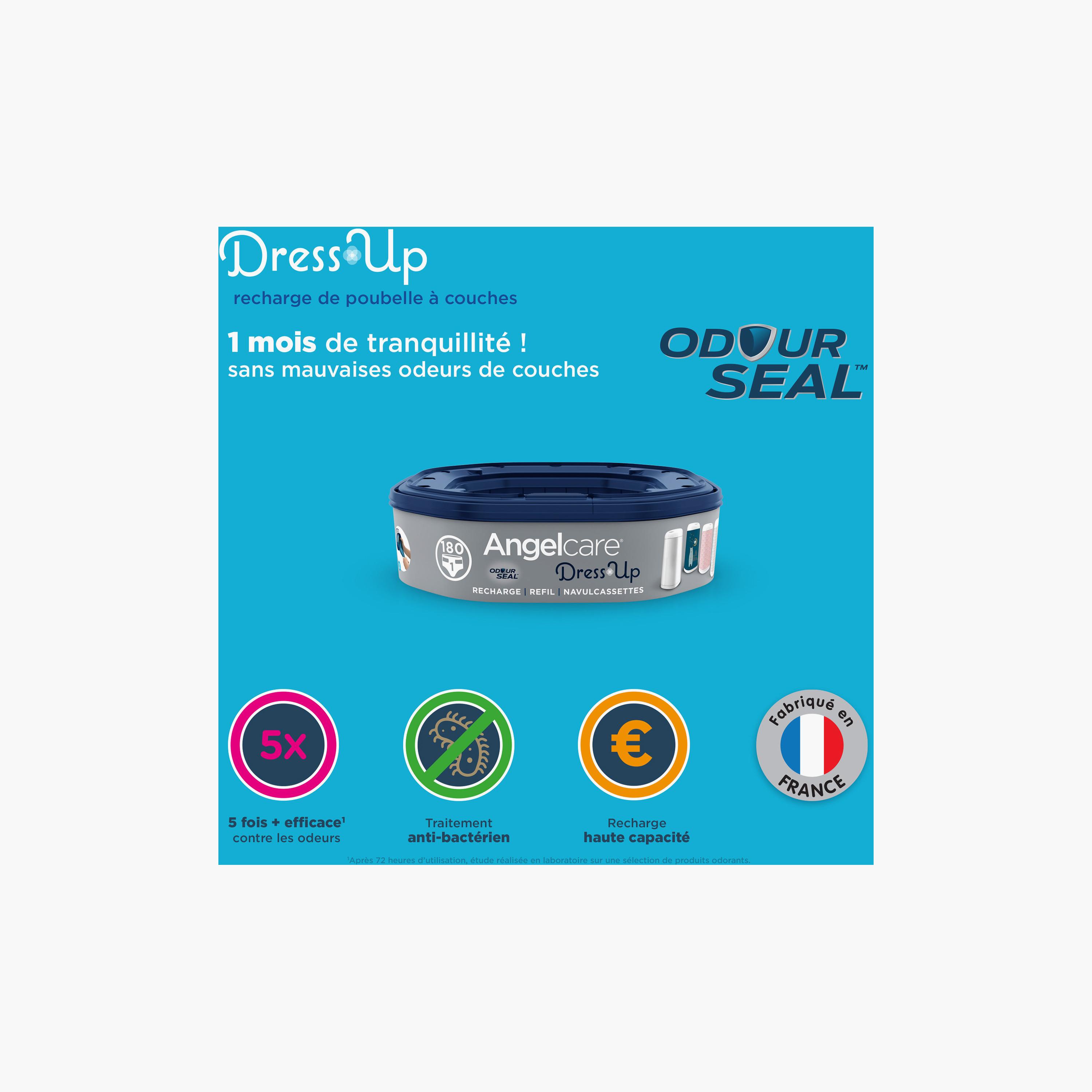 Angelcare 3-Pack Octagonal Refill Cassette Set-baby-diapering-binsandrefills-image-4