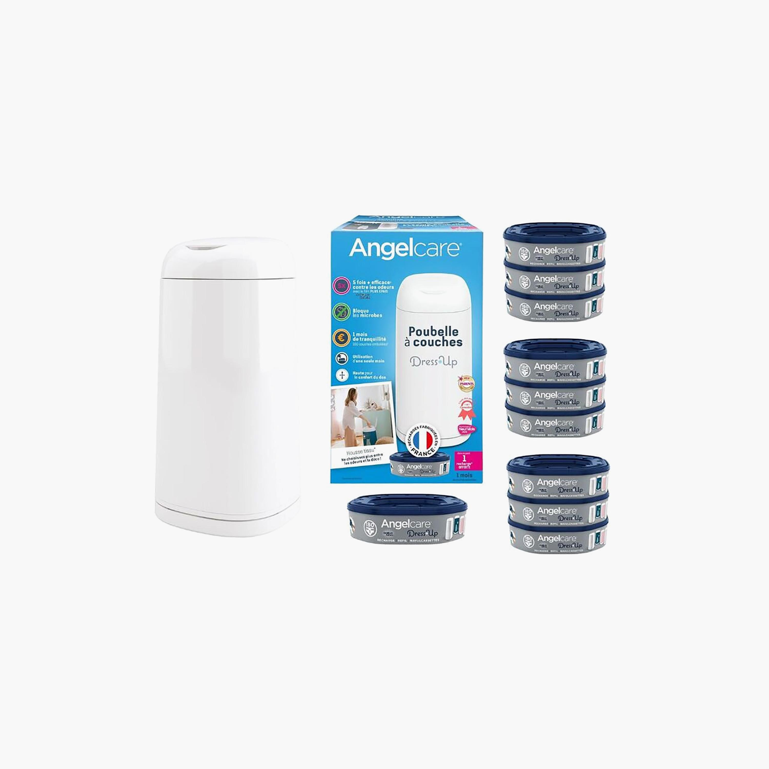 Angelcare 3-Pack Octagonal Refill Cassette Set-baby-diapering-binsandrefills-image-5