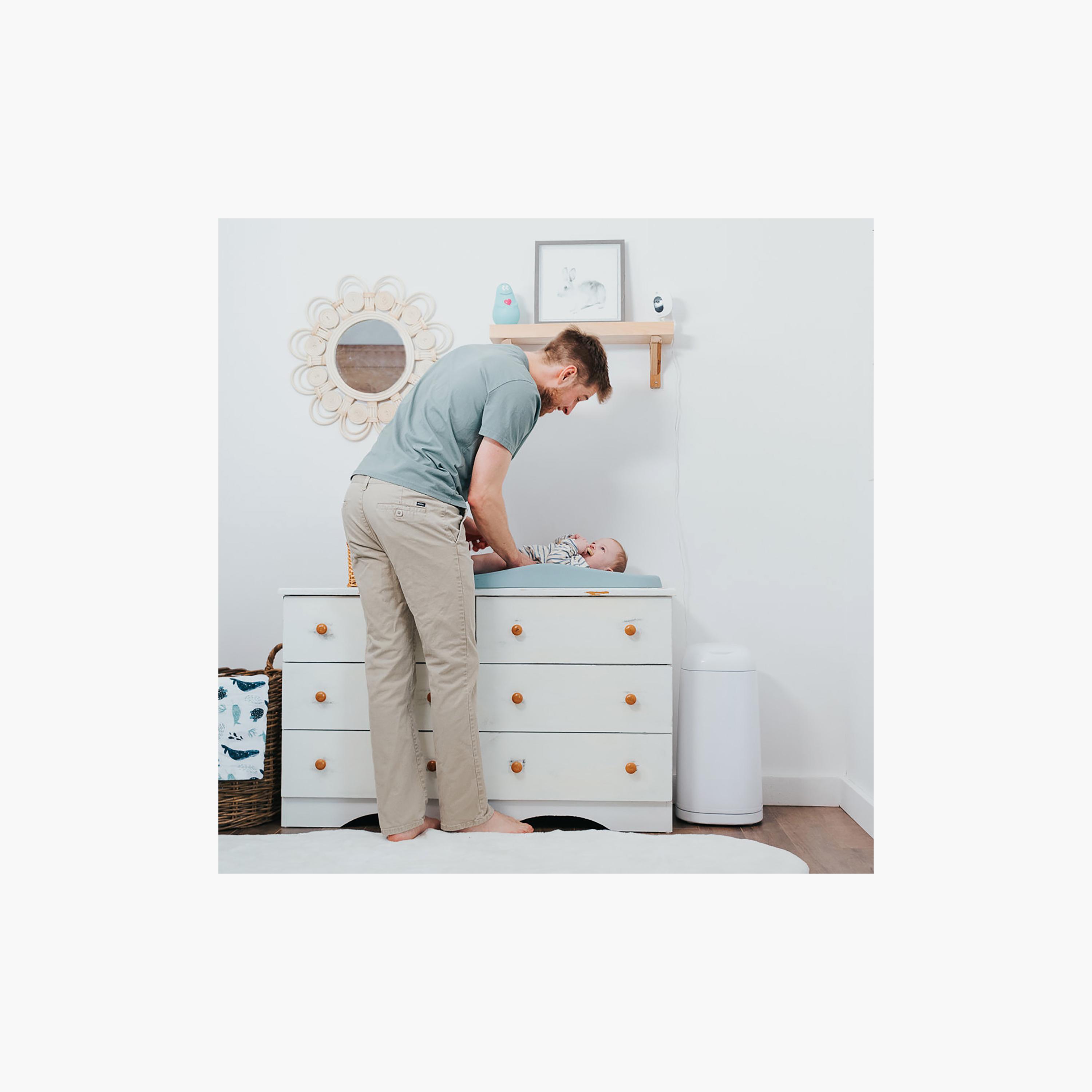 Angelcare 10-Pack Octagonal Refill Cassette with Diaper Bin Set-baby-diapering-binsandrefills-image-6