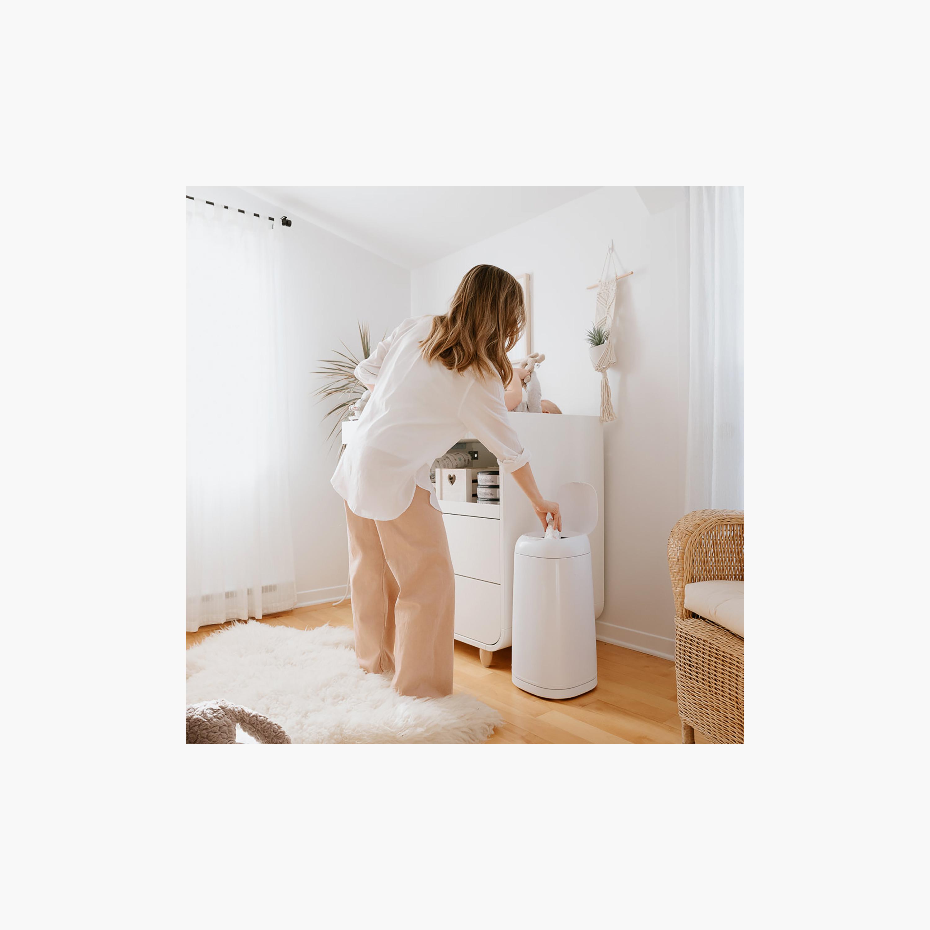 Angelcare Dress UP Nappy Disposable Bin-baby-diapering-binsandrefills-image-5