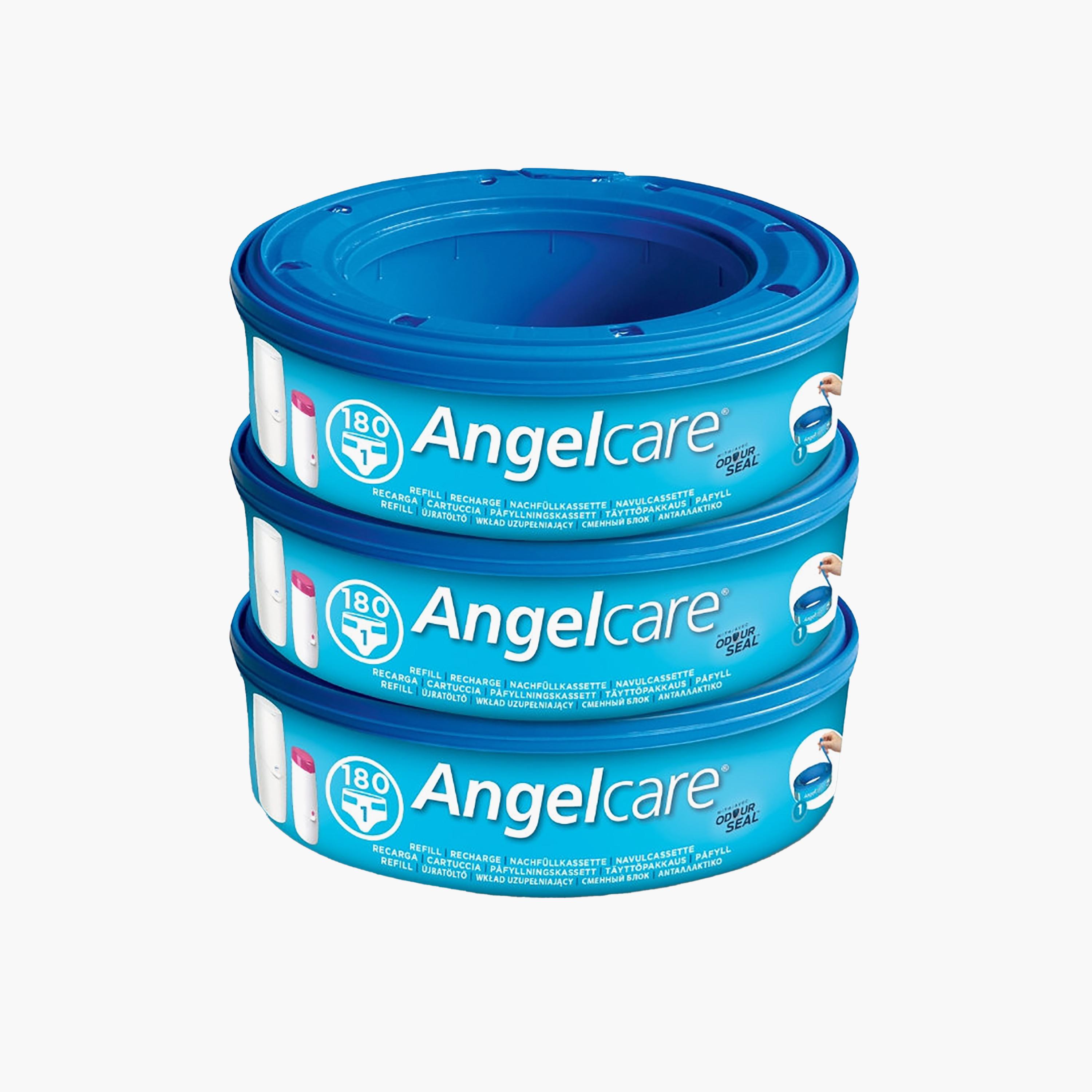 Angelcare 3-Pack Octagonal Refill Cassette Set-baby-diapering-binsandrefills-image-1