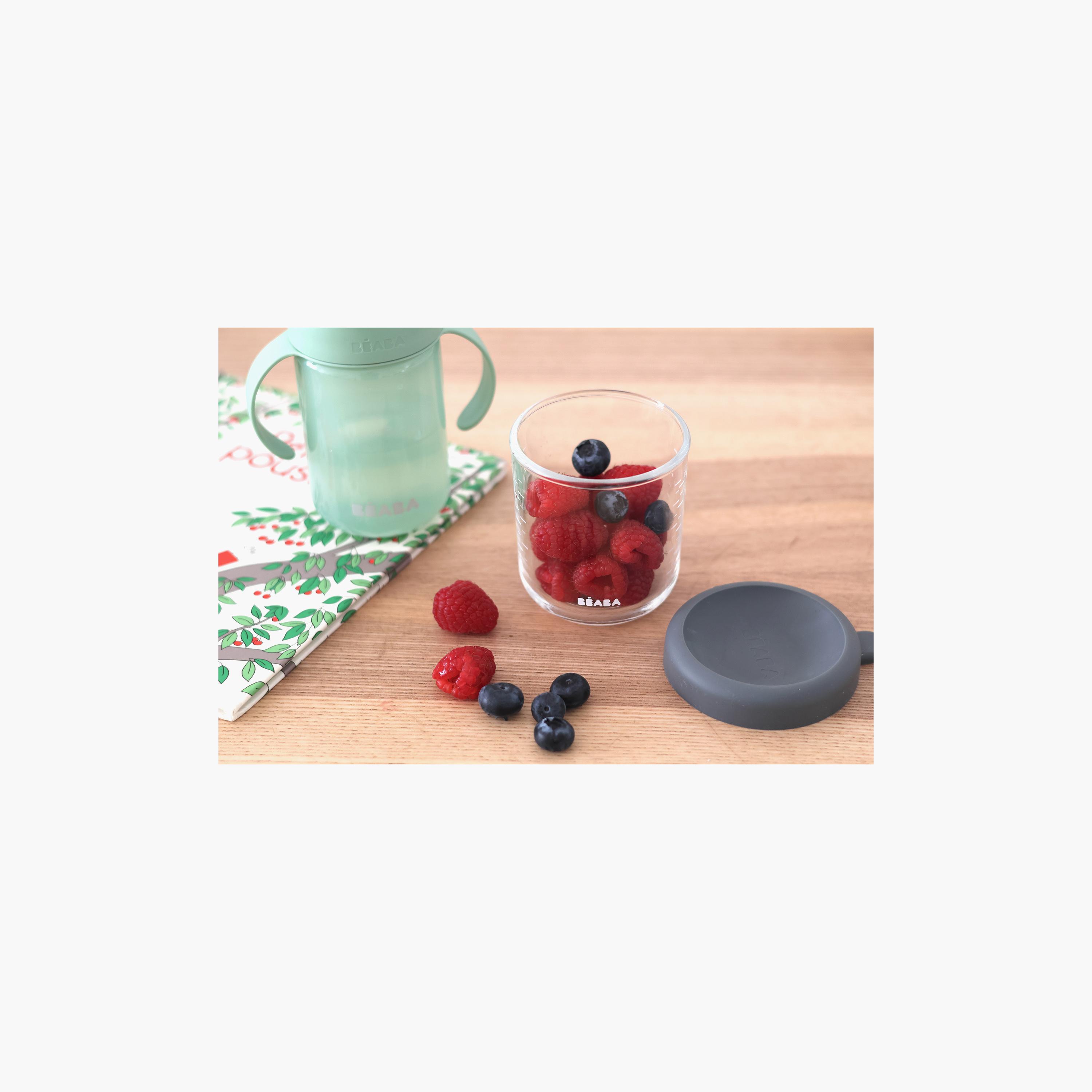 Beaba Glass Storage Container - 250 ml-baby-feeding-accessories-image-3