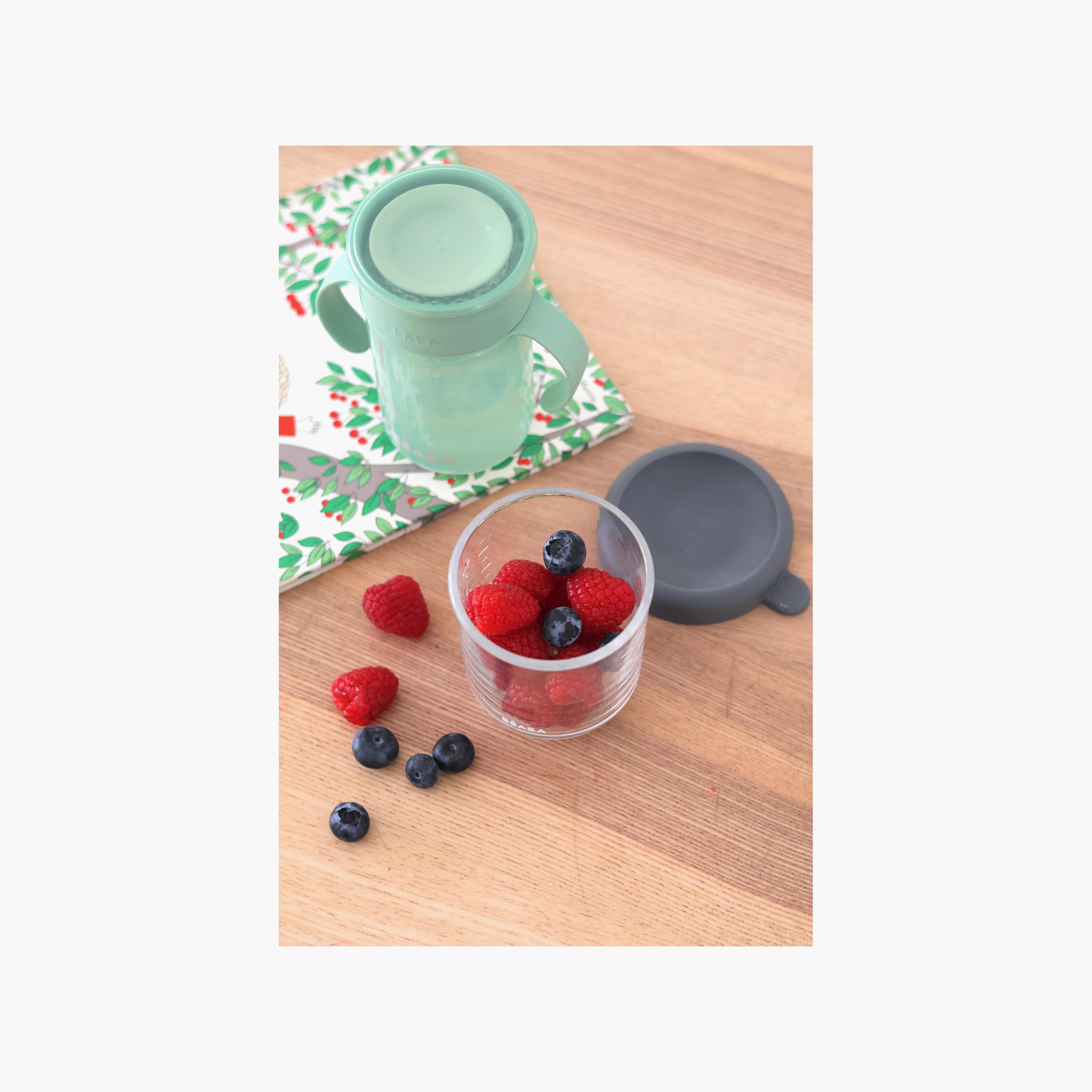 Beaba Glass Storage Container - 250 ml-baby-feeding-accessories-image-4