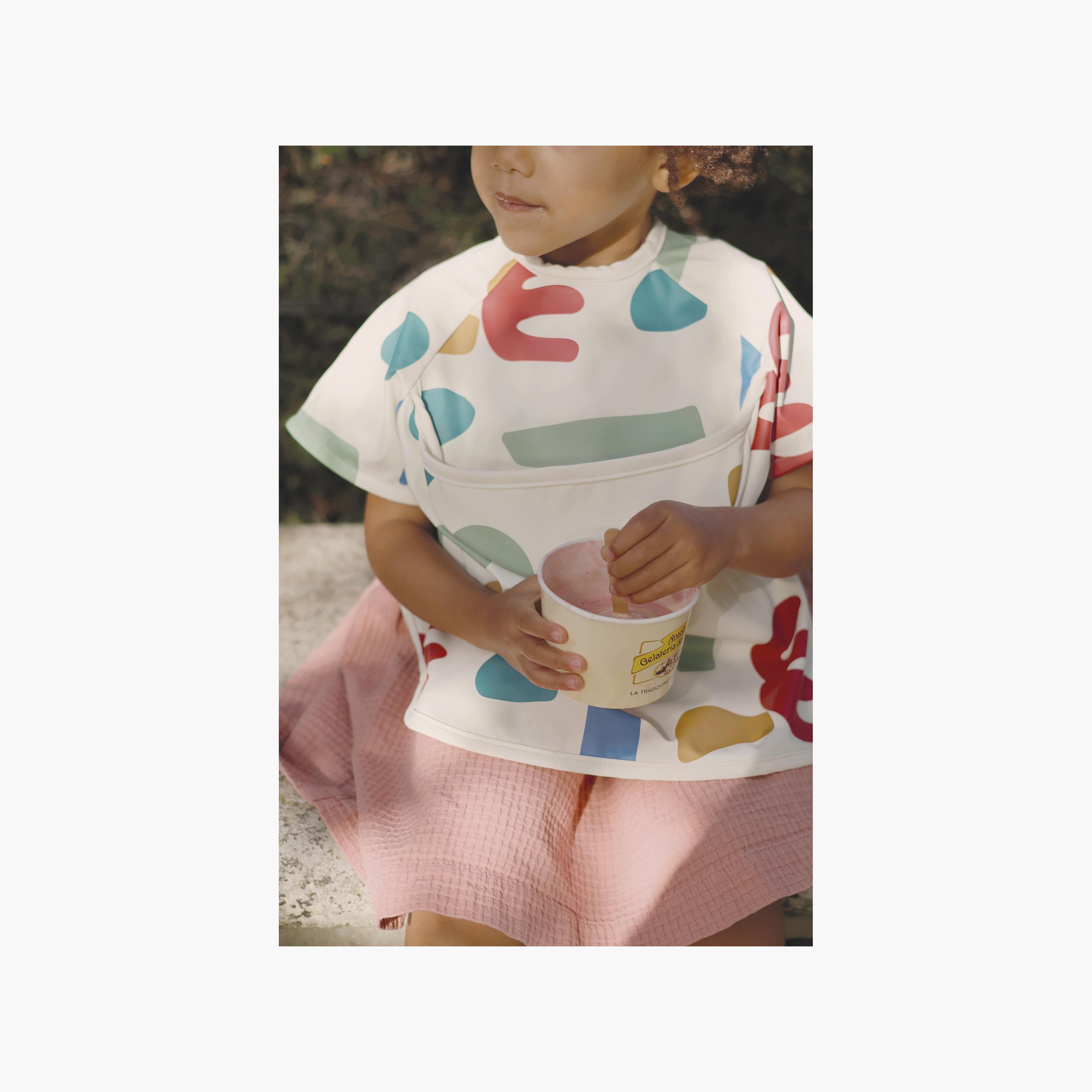 مريلة أطفال 2 في 1 بأكمام قابلة للإزالة من بيابا-baby-feeding-bibs-image-12