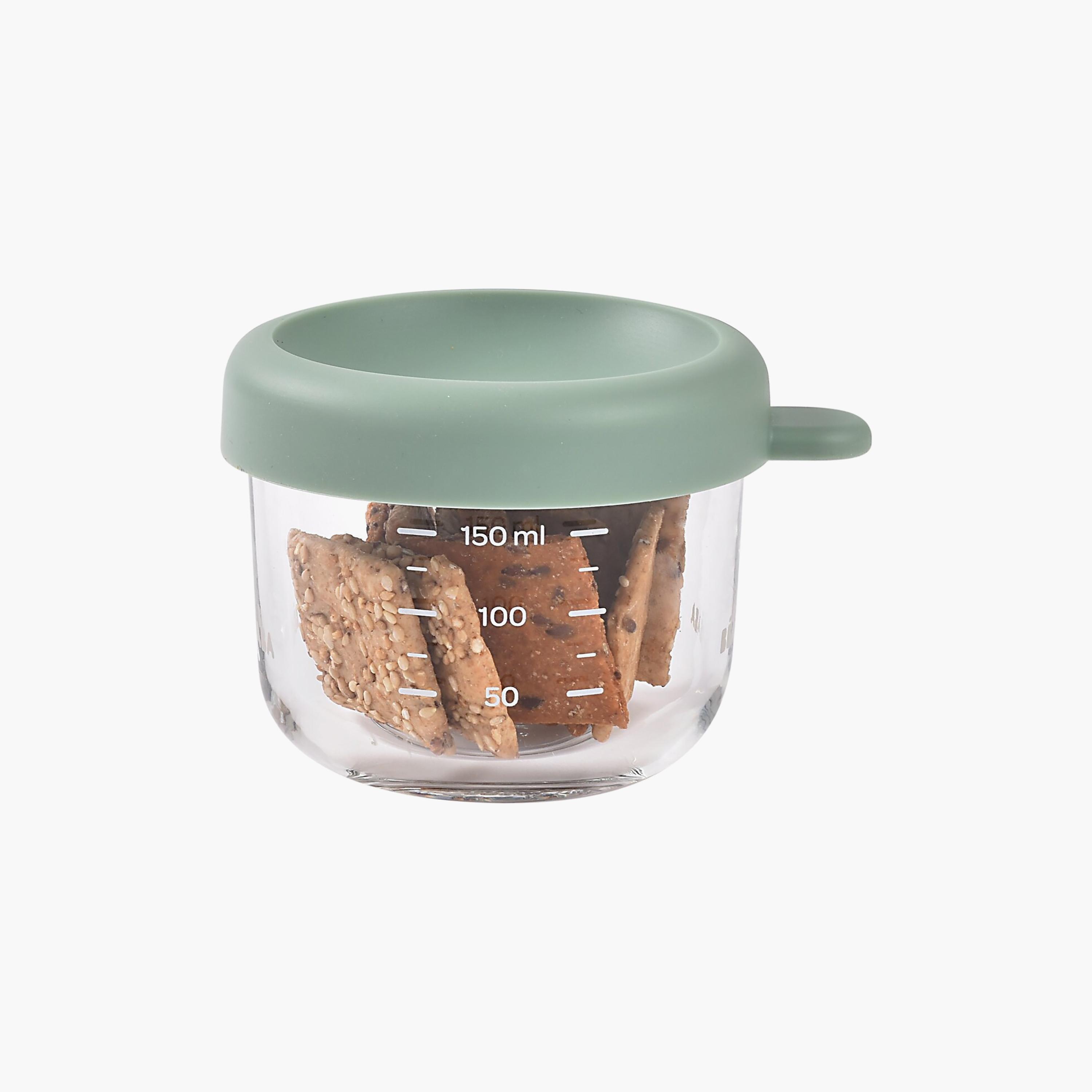 حافظة طعام زجاجية للأطفال من بيابا - 150 مل-baby-feeding-mealtimeessentials-image-4