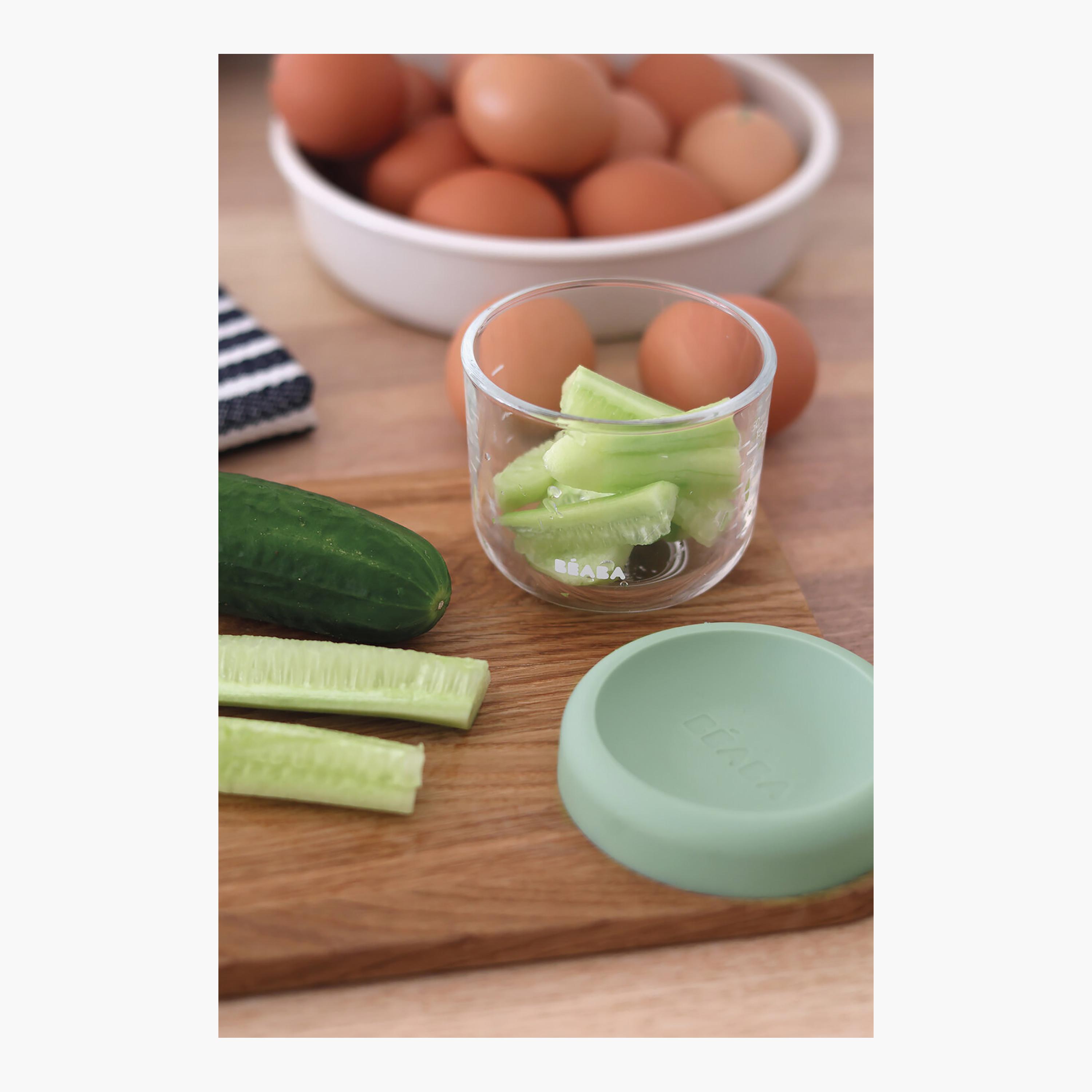 حافظة طعام زجاجية للأطفال من بيابا - 150 مل-baby-feeding-mealtimeessentials-image-6