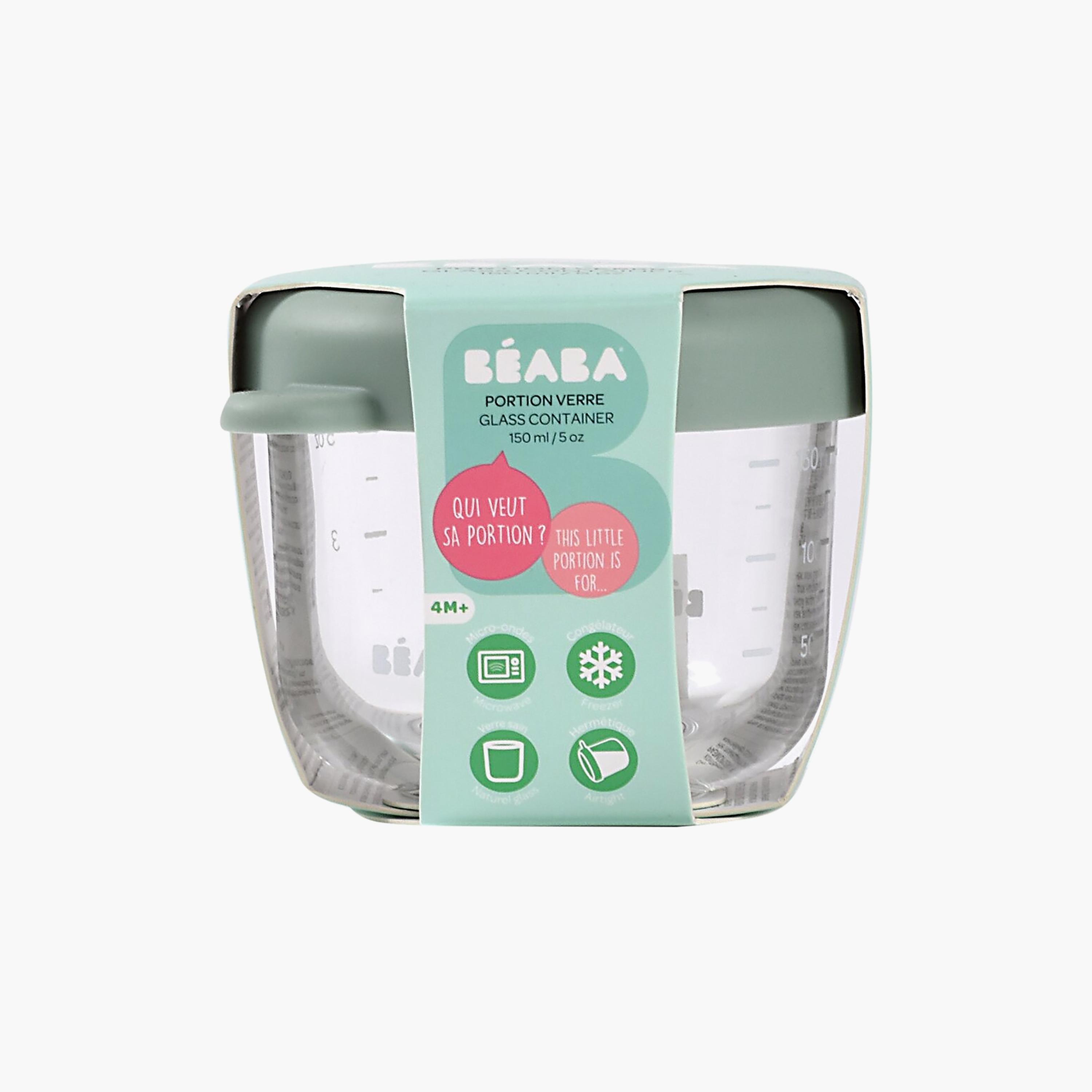 حافظة طعام زجاجية للأطفال من بيابا - 150 مل-baby-feeding-mealtimeessentials-image-8