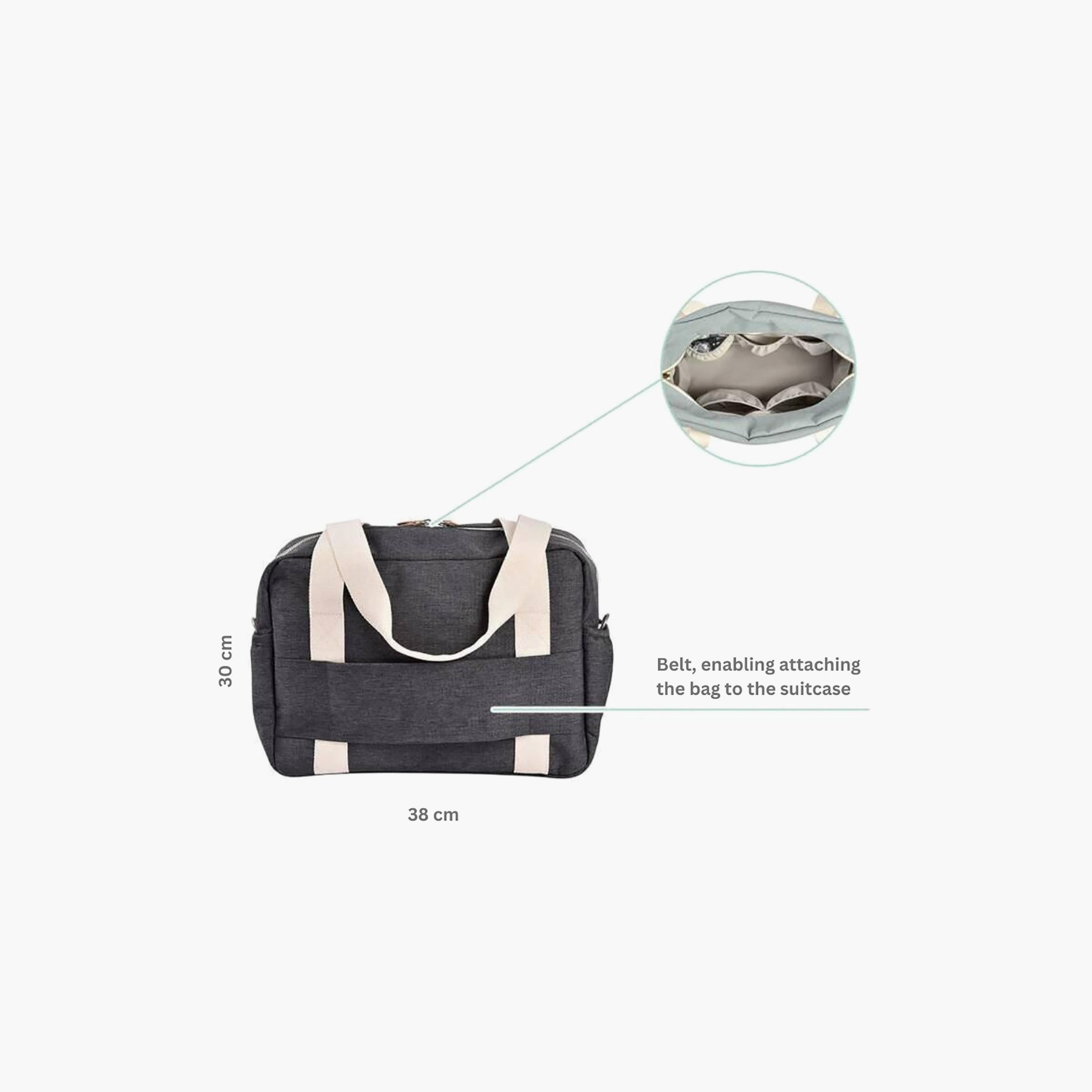حقيبة حفاضات وتغيير للأطفال (باريس) من بيابا-baby-gear-diaperbags-image-4