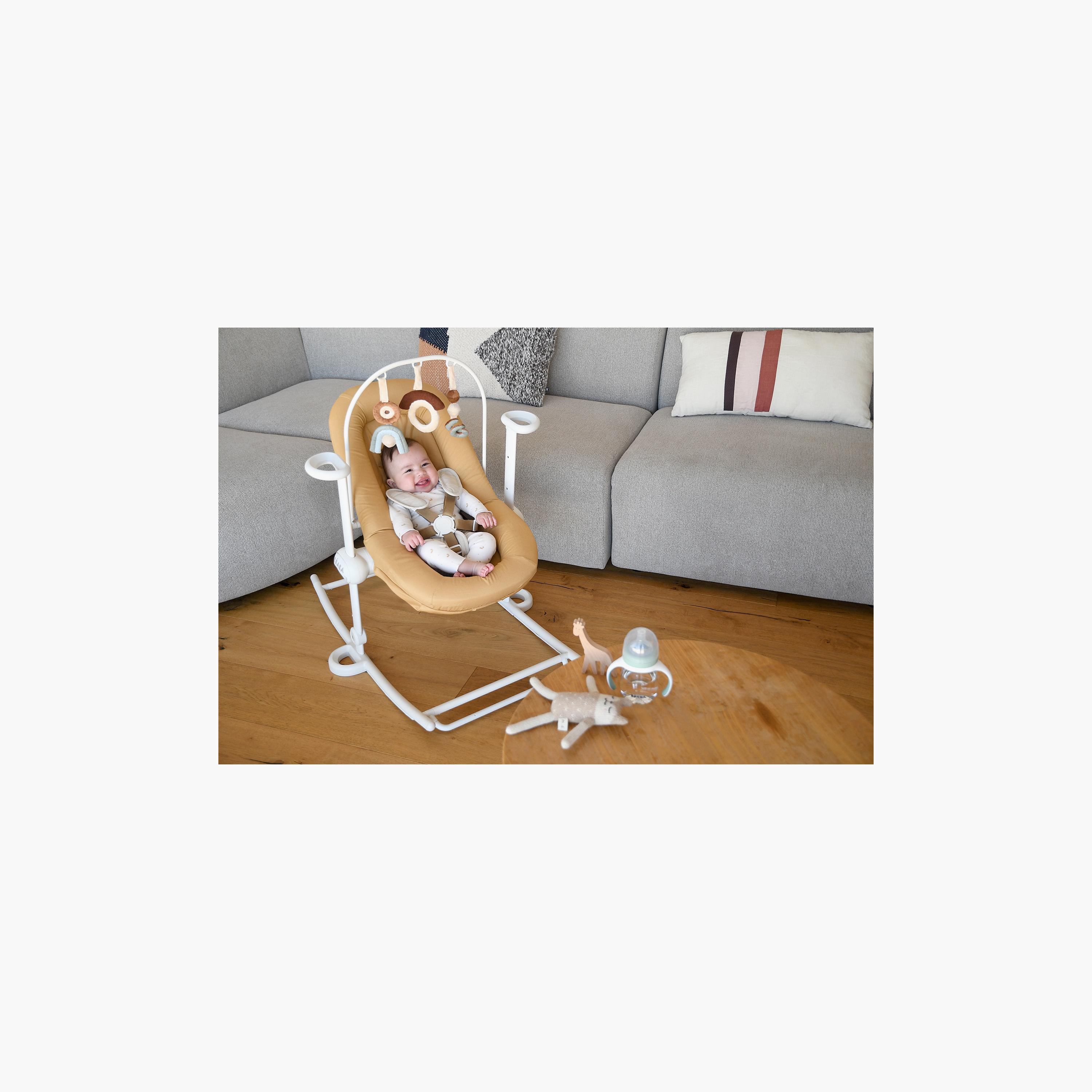 Beaba Playarch Up & Down Bouncer Plus with Toy Bar & Stand-baby-infantactivity-bouncers-image-2