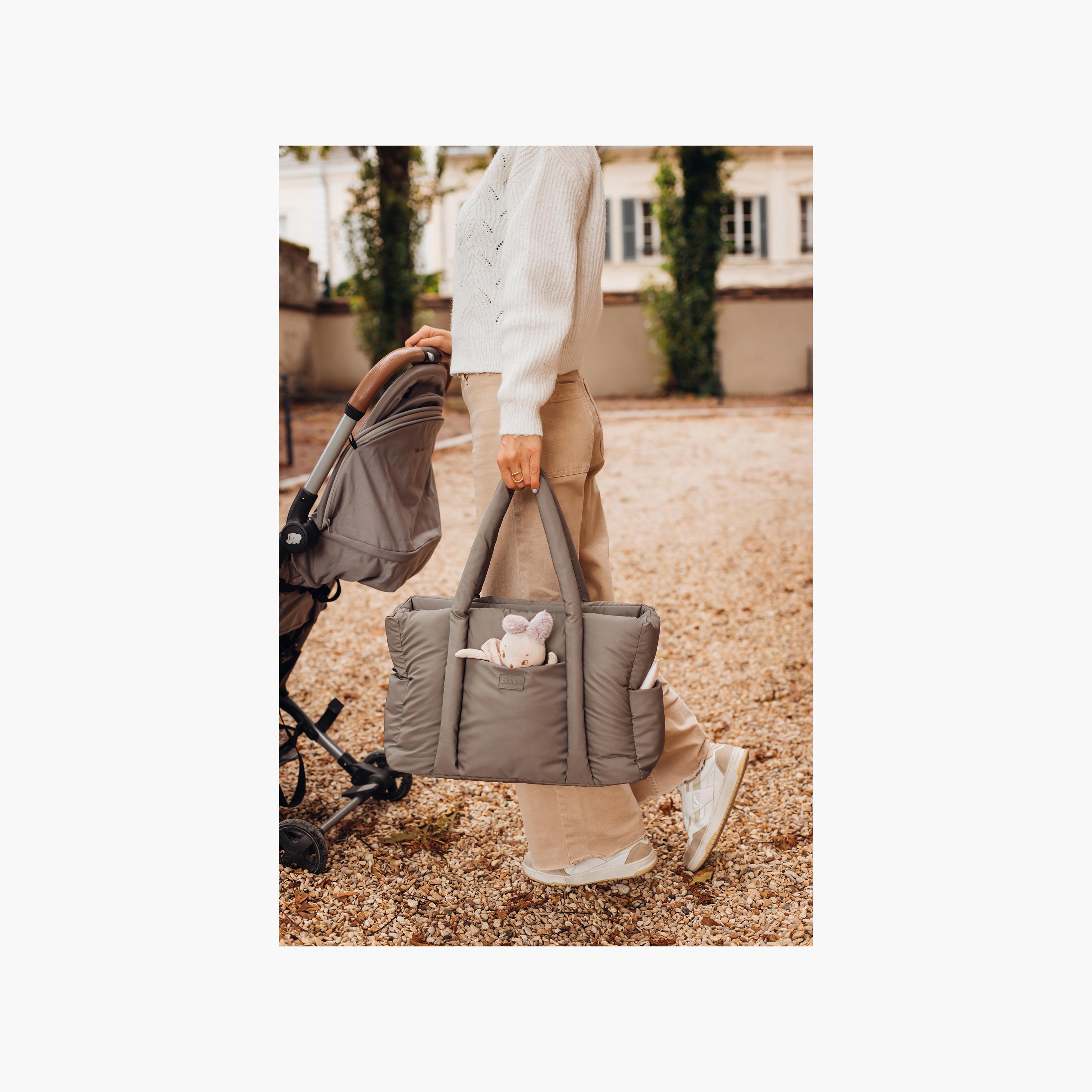حقيبة حفاضات وتغيير مبطنة للأطفال (بافي باريس) من بيابا-baby-gear-diaperbags-image-2